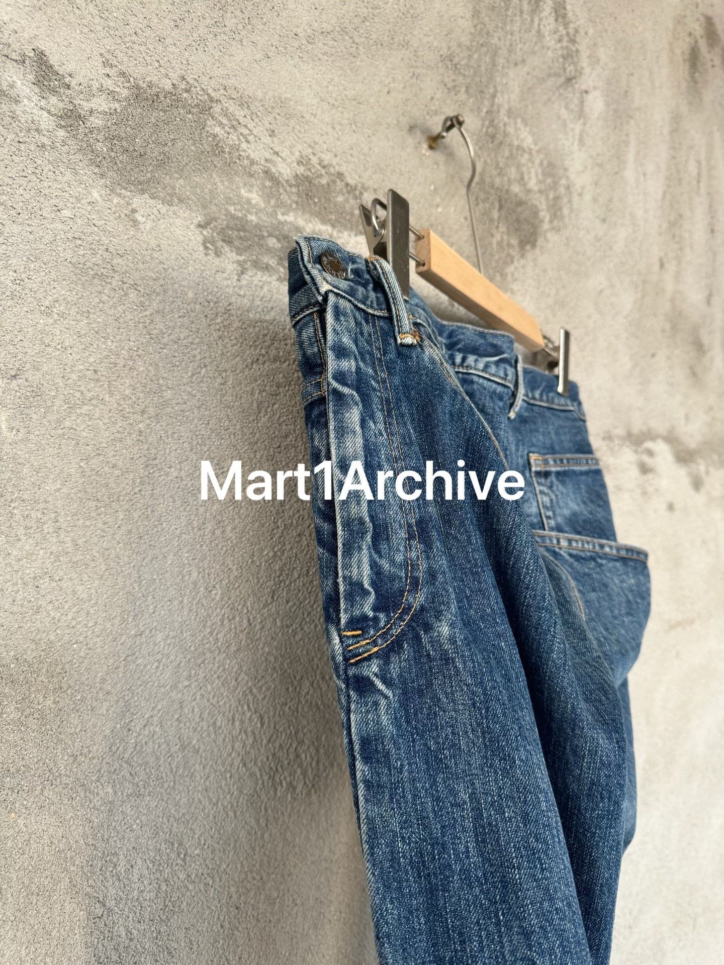 Yohji Yamamoto Yohji Yamamoto Y's Asymmetric Denim Jeans Size 33 Size US 33 - 6 Thumbnail
