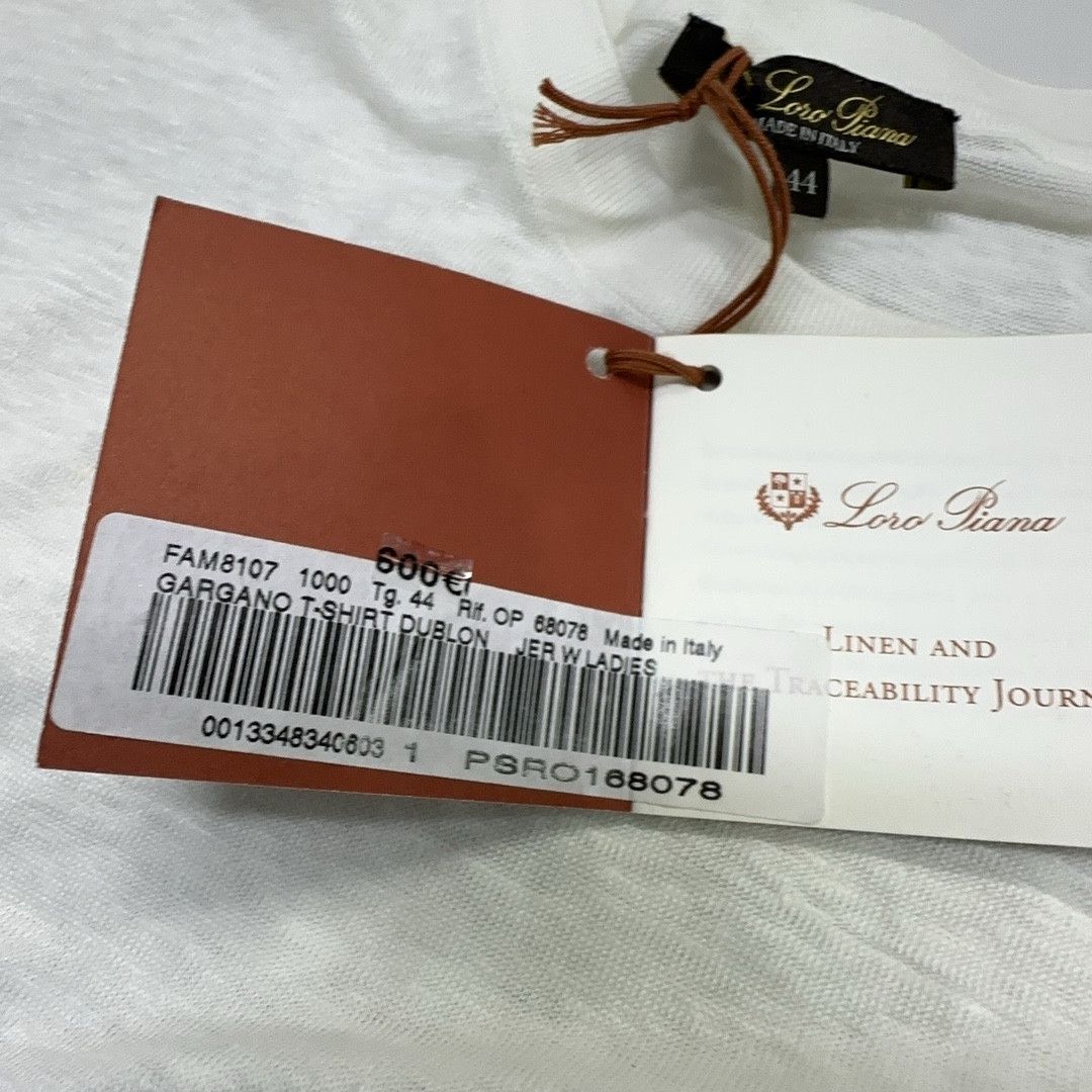 Loro Piana Loro Piana Linen T-Shirt IT 44 Size M / US 6-8 / IT 42-44 - 4 Thumbnail