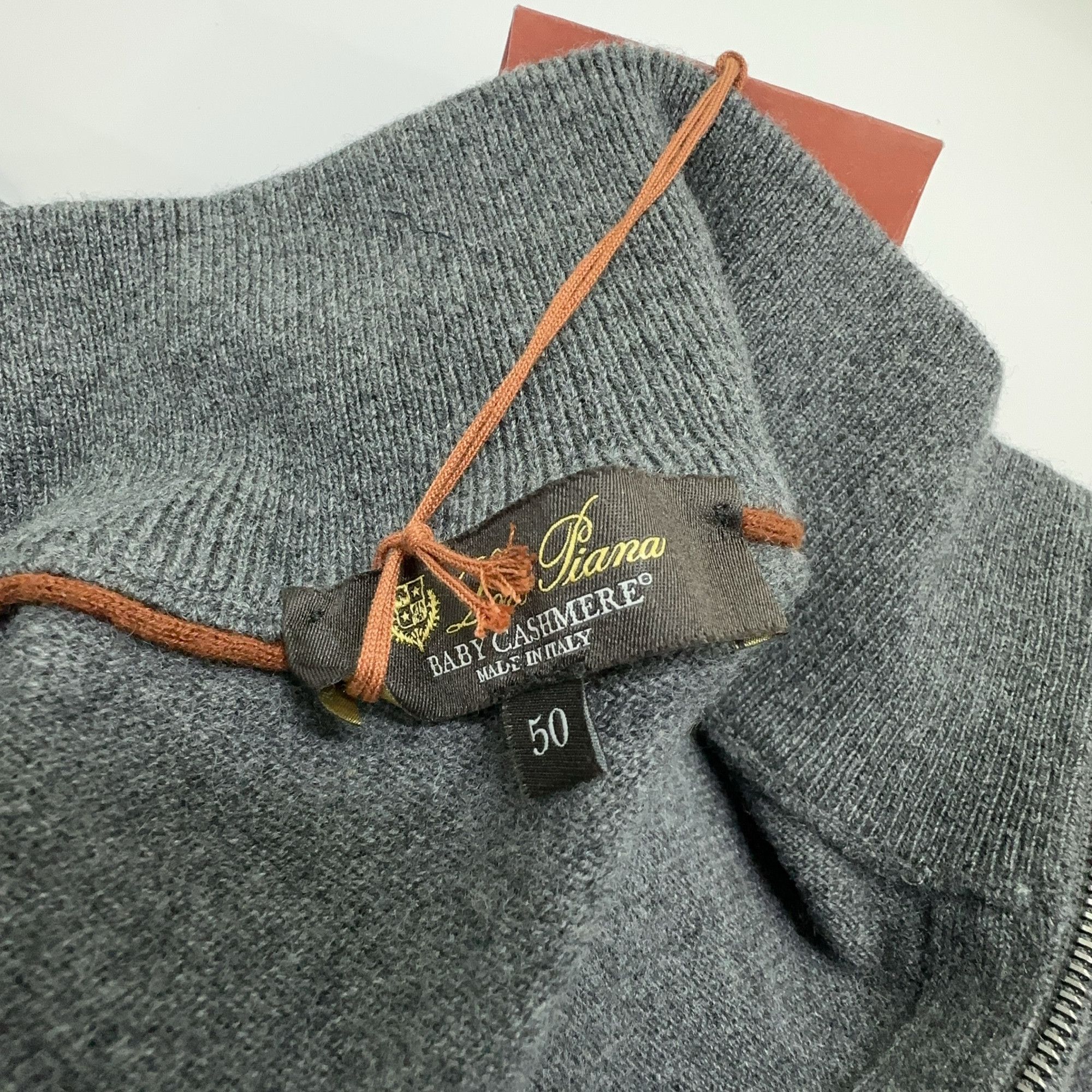 Loro Piana Loro Piana Baby Cashmere Half-Zip Sweater Size 50 Size US M / EU 48-50 / 2 - 4 Thumbnail