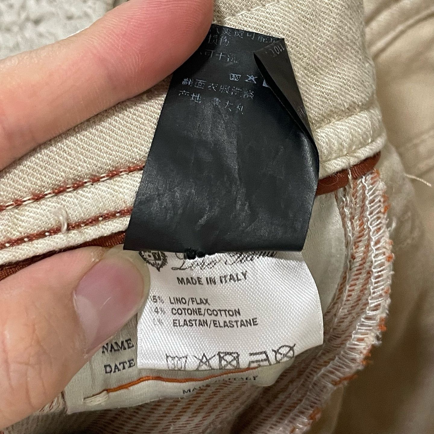 Loro Piana Loro Piana Linen Blend Pants Size 32 Size 32" / US 10 / IT 46 - 5 Thumbnail