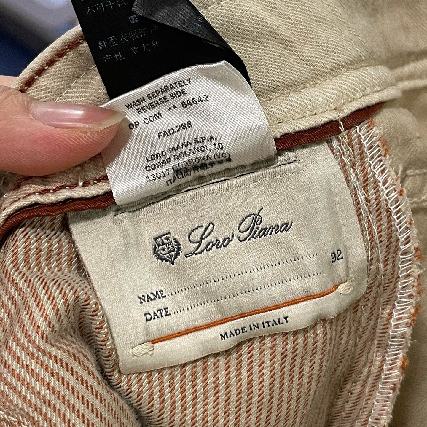 Loro Piana Loro Piana Linen Blend Pants Size 32 Size 32" / US 10 / IT 46 - 4 Thumbnail