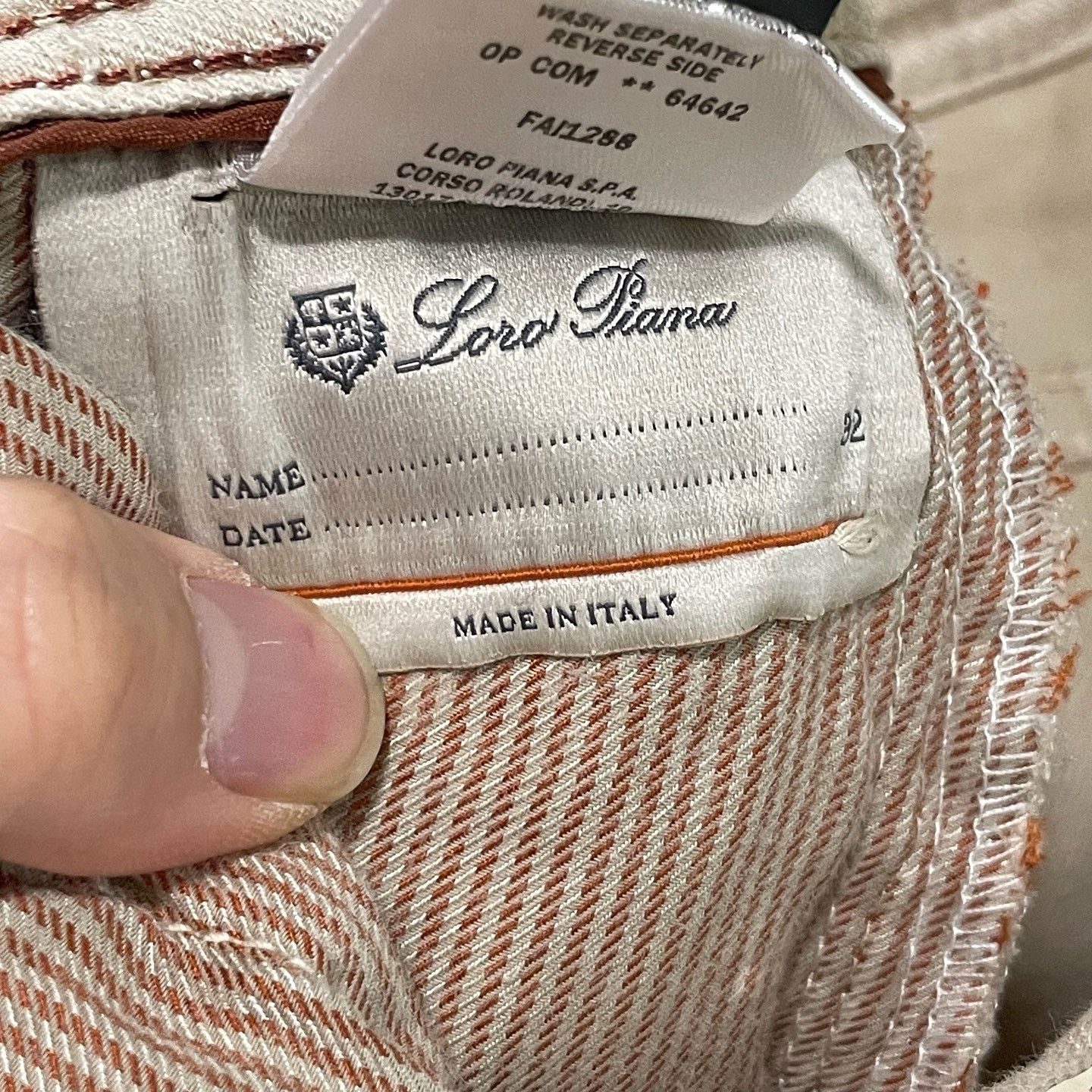 Loro Piana Loro Piana Linen Blend Pants Size 32 Size 32" / US 10 / IT 46 - 6 Thumbnail