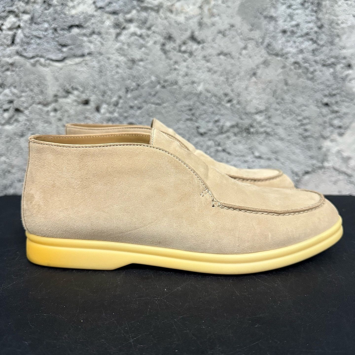 Loro Piana Loro Piana Open Walk Suede Boots Beige Size 37.5 Size US 7.5 / IT 37.5 - 8 Thumbnail