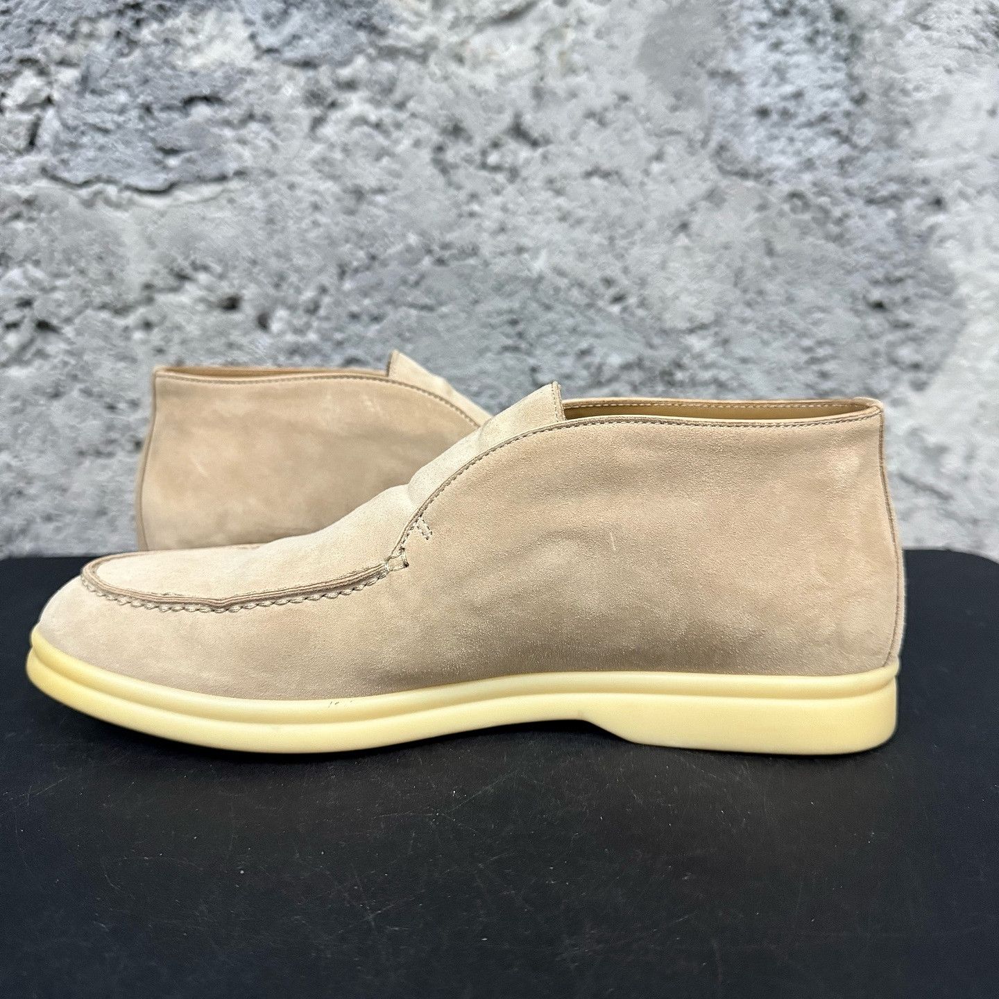 Loro Piana Loro Piana Open Walk Suede Boots Beige Size 37.5 Size US 7.5 / IT 37.5 - 6 Thumbnail