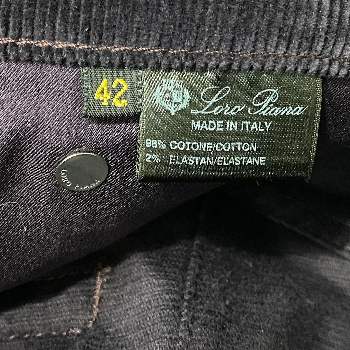 Loro Piana Loro Piana Corduroy Pants Size 42 Size 28" / US 6 / IT 42 - 4 Thumbnail