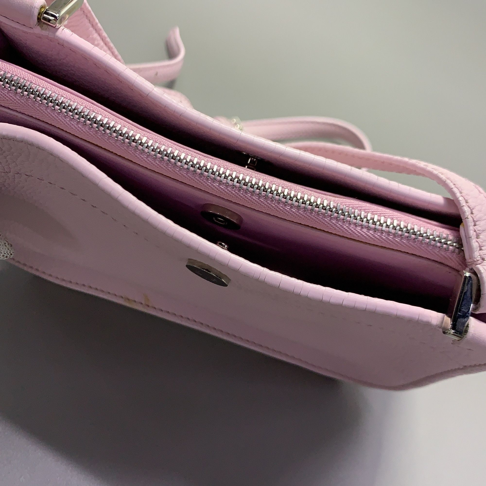 Loro Piana Loro Piana Pink Leather Shoulder Bag Size ONE SIZE - 9 Thumbnail
