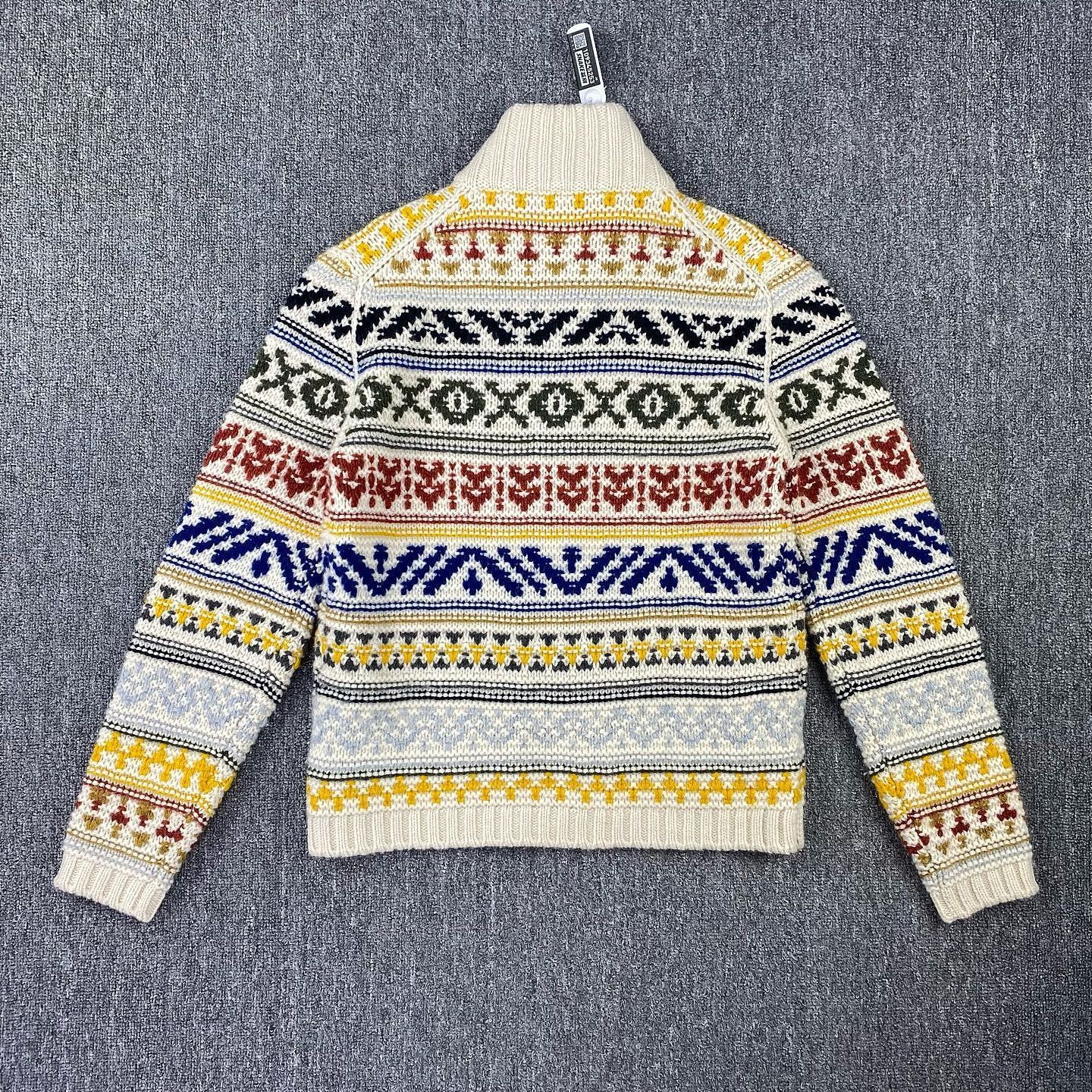 Loro Piana Loro Piana Patterned Cashmere Zip Cardigan Size 38 Size XS / US 0-2 / IT 36-38 - 2 Thumbnail