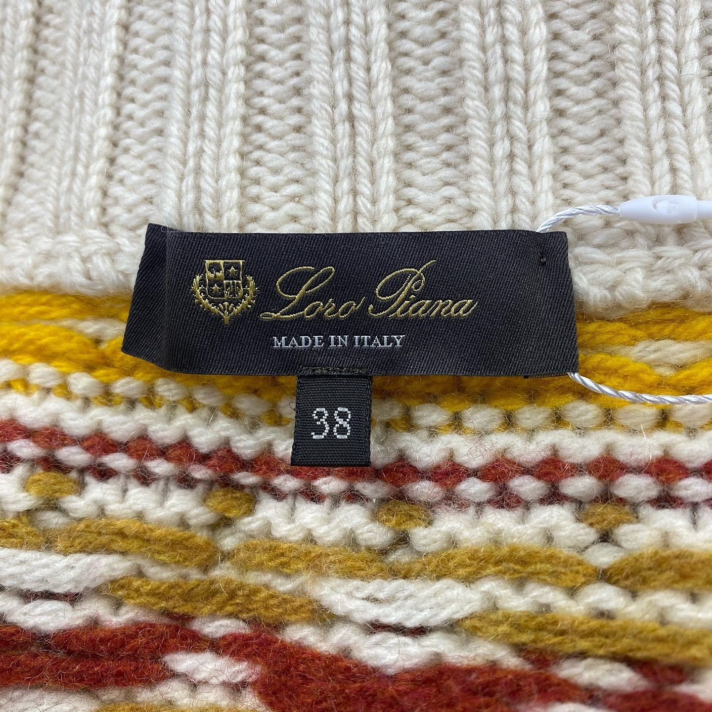 Loro Piana Loro Piana Patterned Cashmere Zip Cardigan Size 38 Size XS / US 0-2 / IT 36-38 - 3 Thumbnail