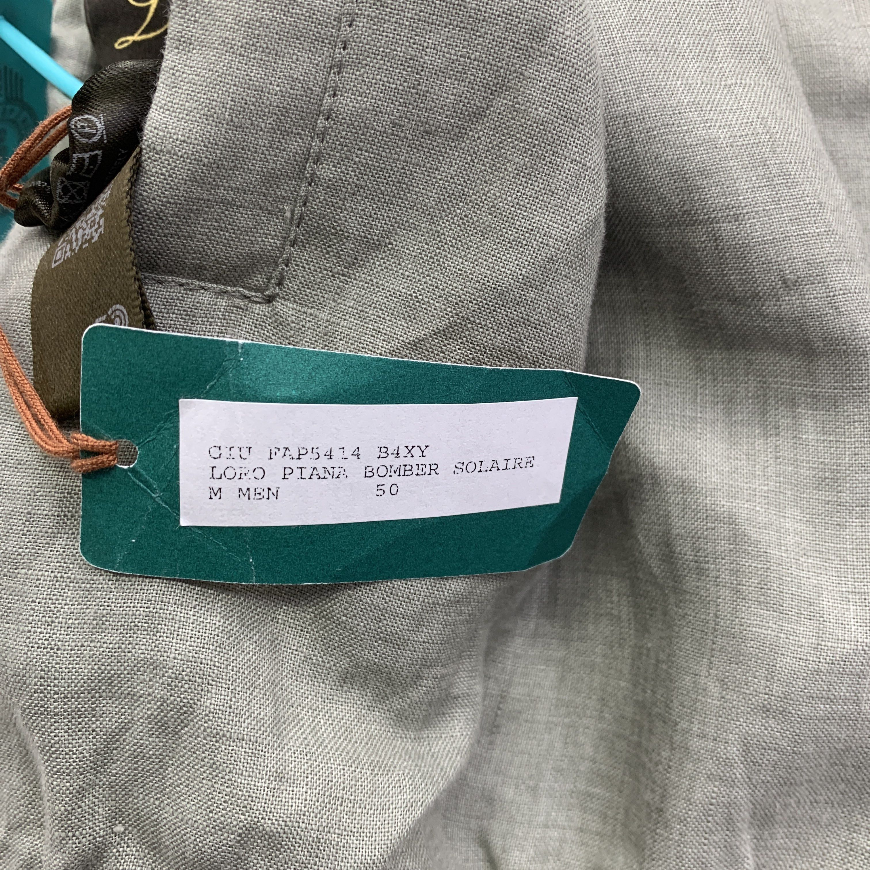 Loro Piana Loro Piana Linen Bomber Jacket Size 50 Size US M / EU 48-50 / 2 - 2 Thumbnail