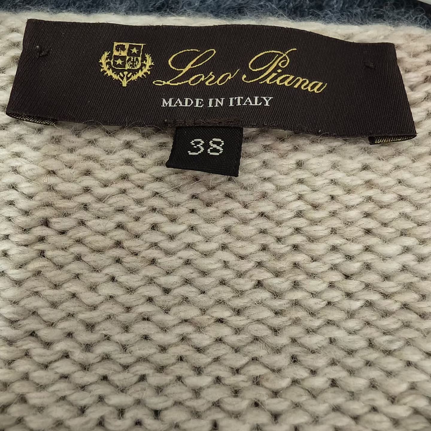 Loro Piana Loro Piana Beige Knit Sweater Size 38 Size XS / US 0-2 / IT 36-38 - 3 Thumbnail