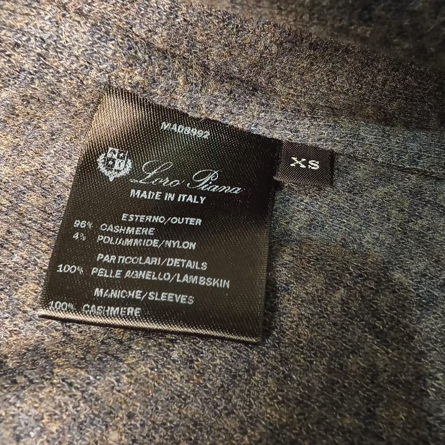 Loro Piana Loro Piana Cashmere Hooded Coat Navy XS Size XS / US 0-2 / IT 36-38 - 4 Thumbnail