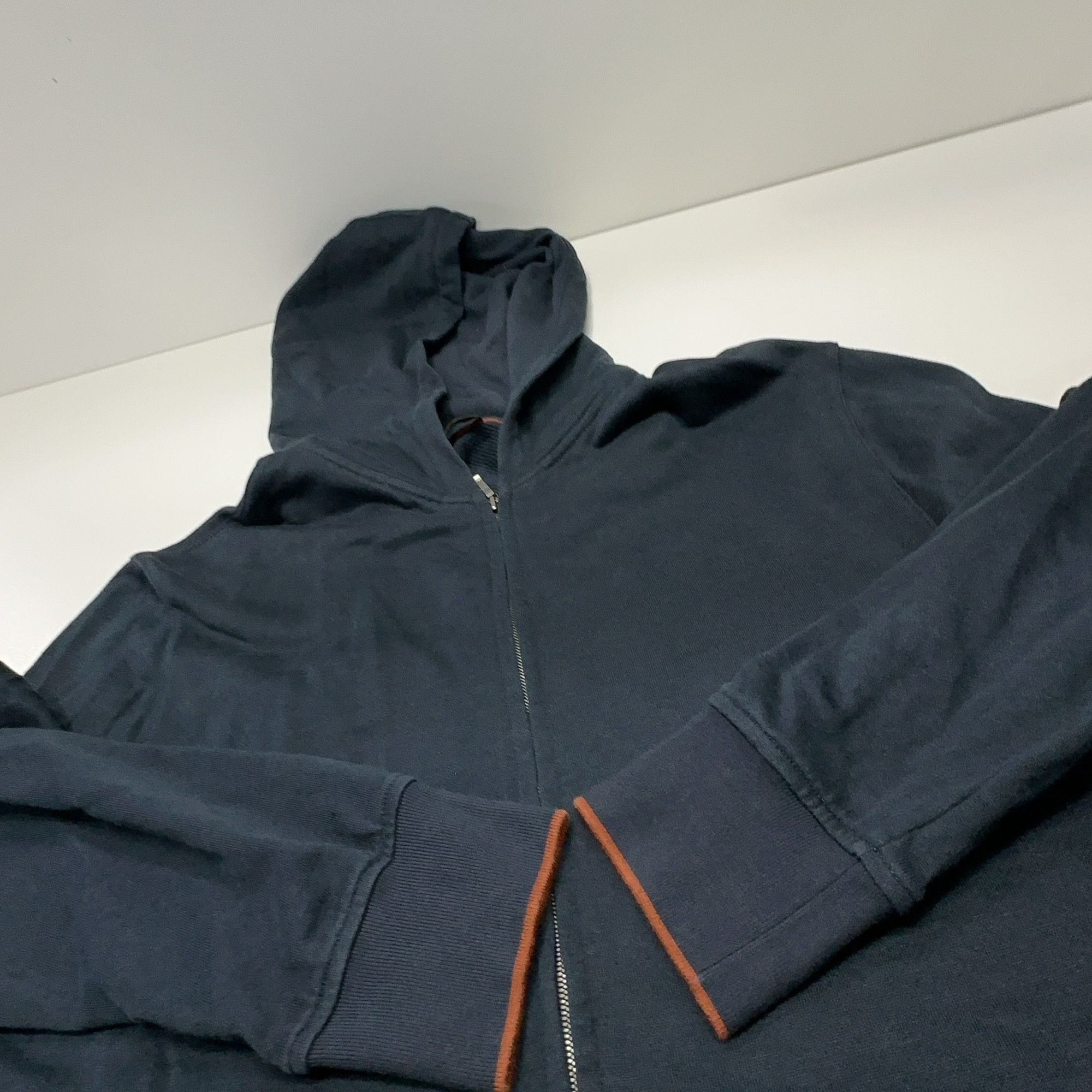 Loro Piana Loro Piana Navy Zip Hoodie Size M Size US M / EU 48-50 / 2 - 9 Thumbnail