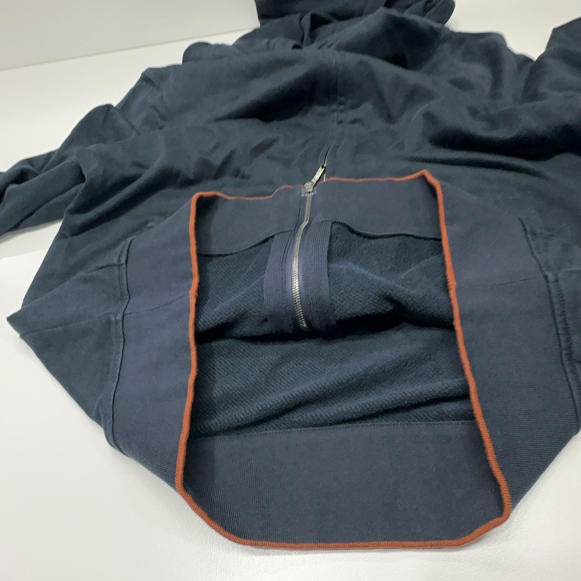 Loro Piana Loro Piana Navy Zip Hoodie Size M Size US M / EU 48-50 / 2 - 7 Thumbnail
