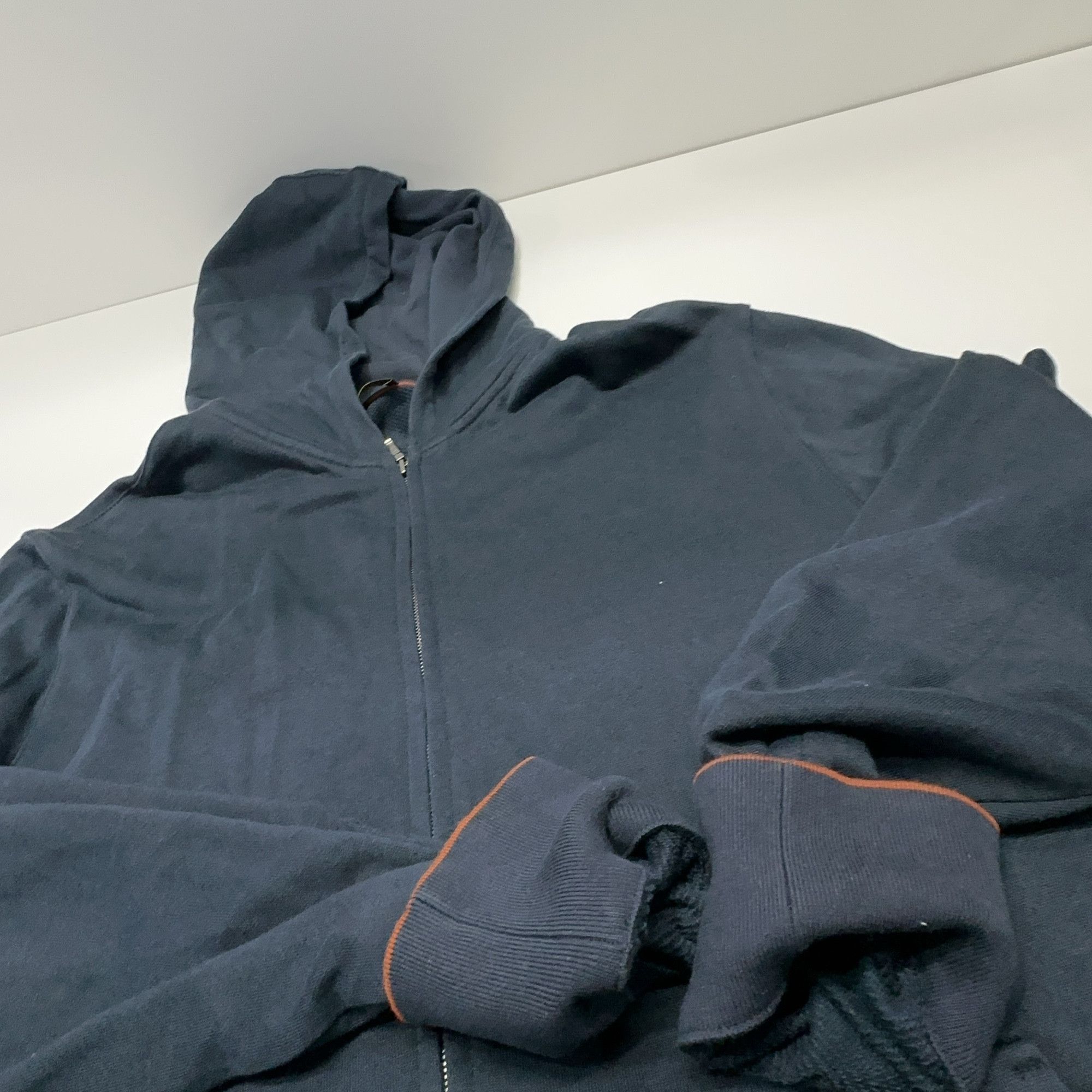Loro Piana Loro Piana Navy Zip Hoodie Size M Size US M / EU 48-50 / 2 - 10 Thumbnail