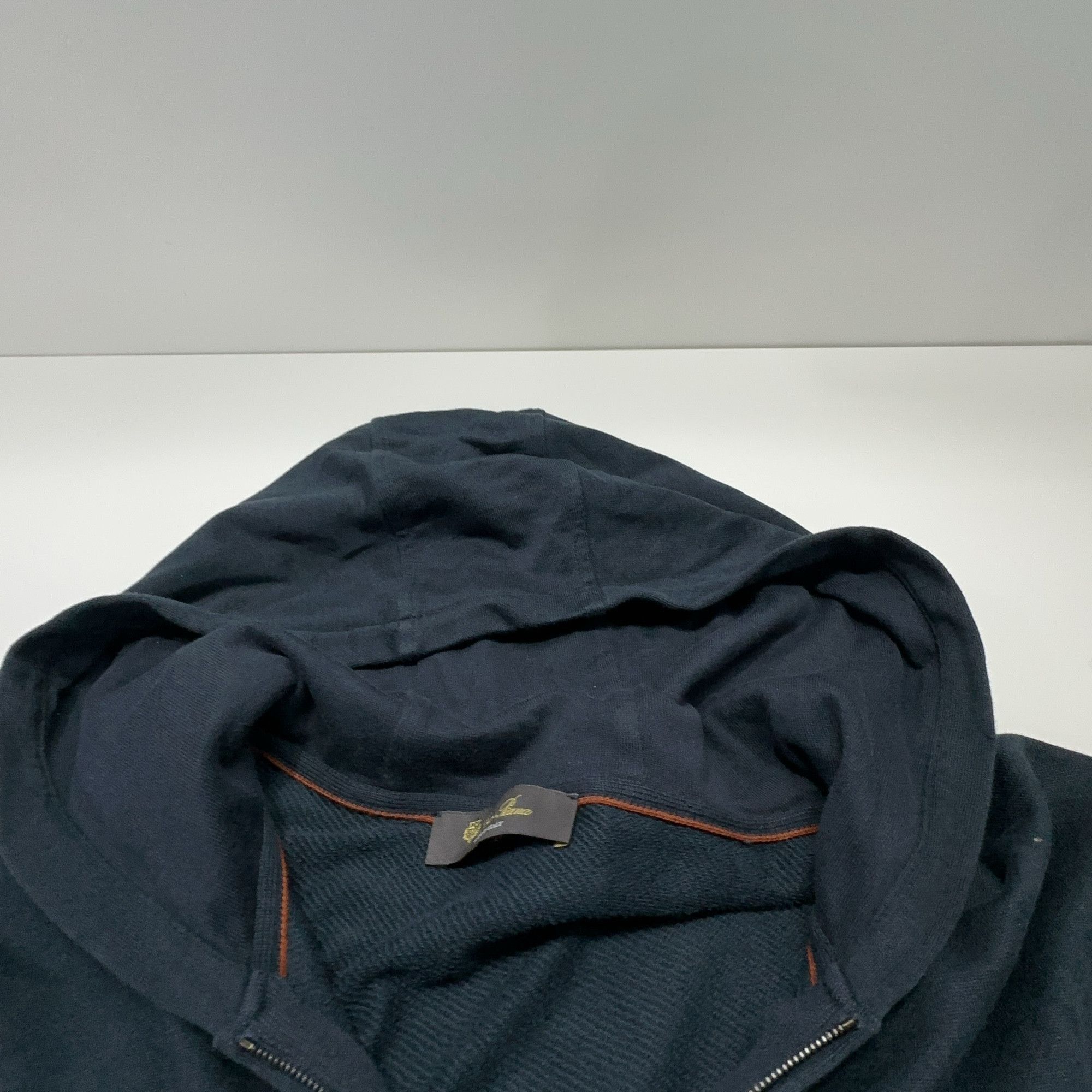 Loro Piana Loro Piana Navy Zip Hoodie Size M Size US M / EU 48-50 / 2 - 5 Thumbnail