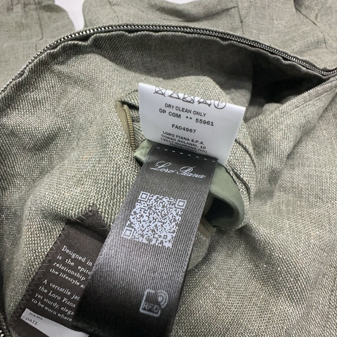 Loro Piana Loro Piana Linen Bomber Jacket Size M Size US M / EU 48-50 / 2 - 3 Thumbnail