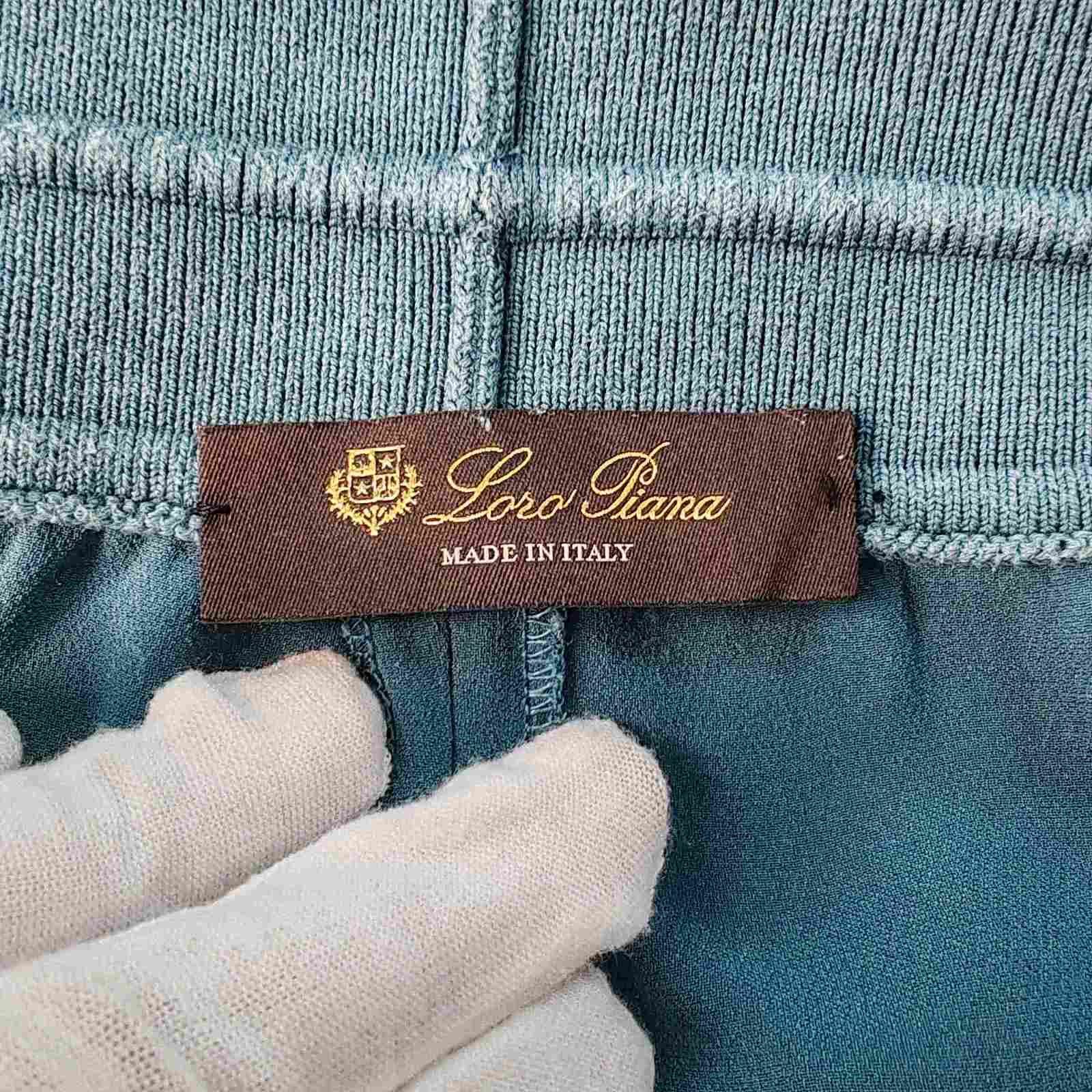 Loro Piana Loro Piana Silk Drawstring Pants Size 44 Size 30" / US 8 / IT 44 - 3 Thumbnail