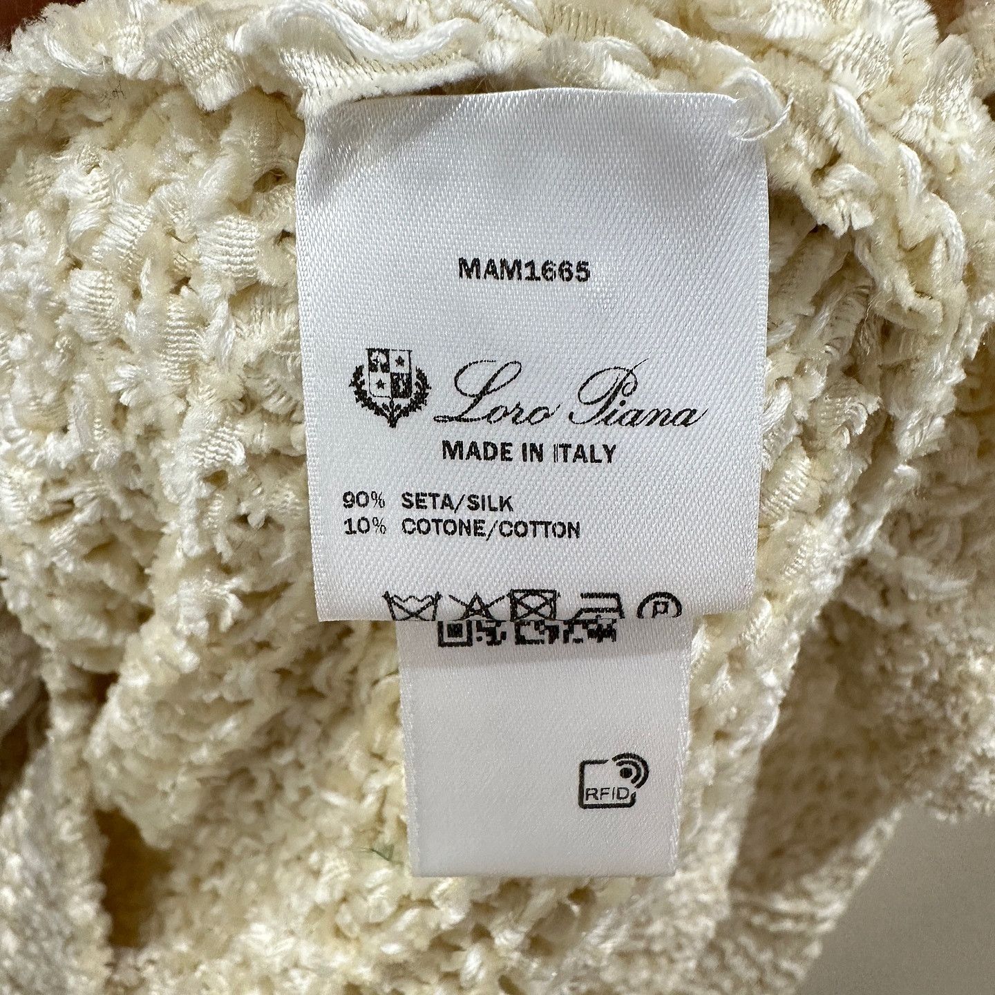 Loro Piana Loro Piana Textured Silk Blend Sweater Size S Size S / US 4 / IT 40 - 4 Thumbnail