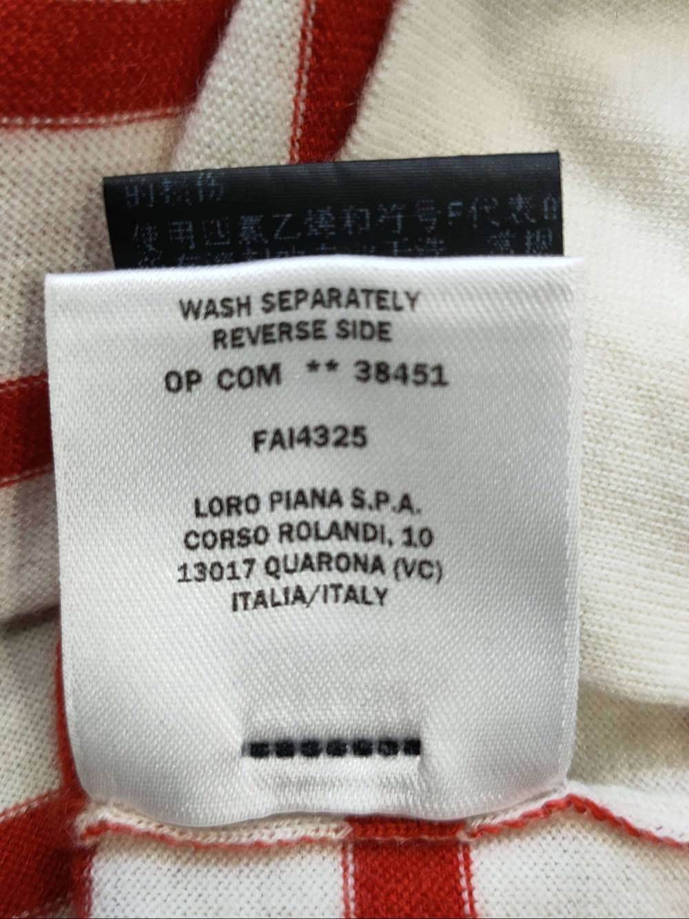 Loro Piana Loro Piana Striped Cashmere Sweater Size 38 Size XS / US 0-2 / IT 36-38 - 5 Thumbnail