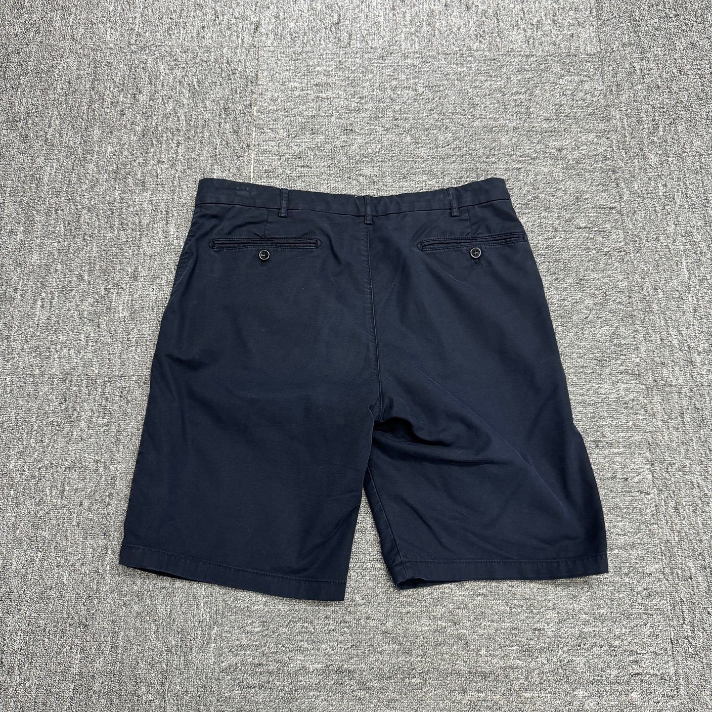 Loro Piana Loro Piana Navy Cotton Blend Shorts Size 32 Size US 32 / EU 48 - 2 Thumbnail