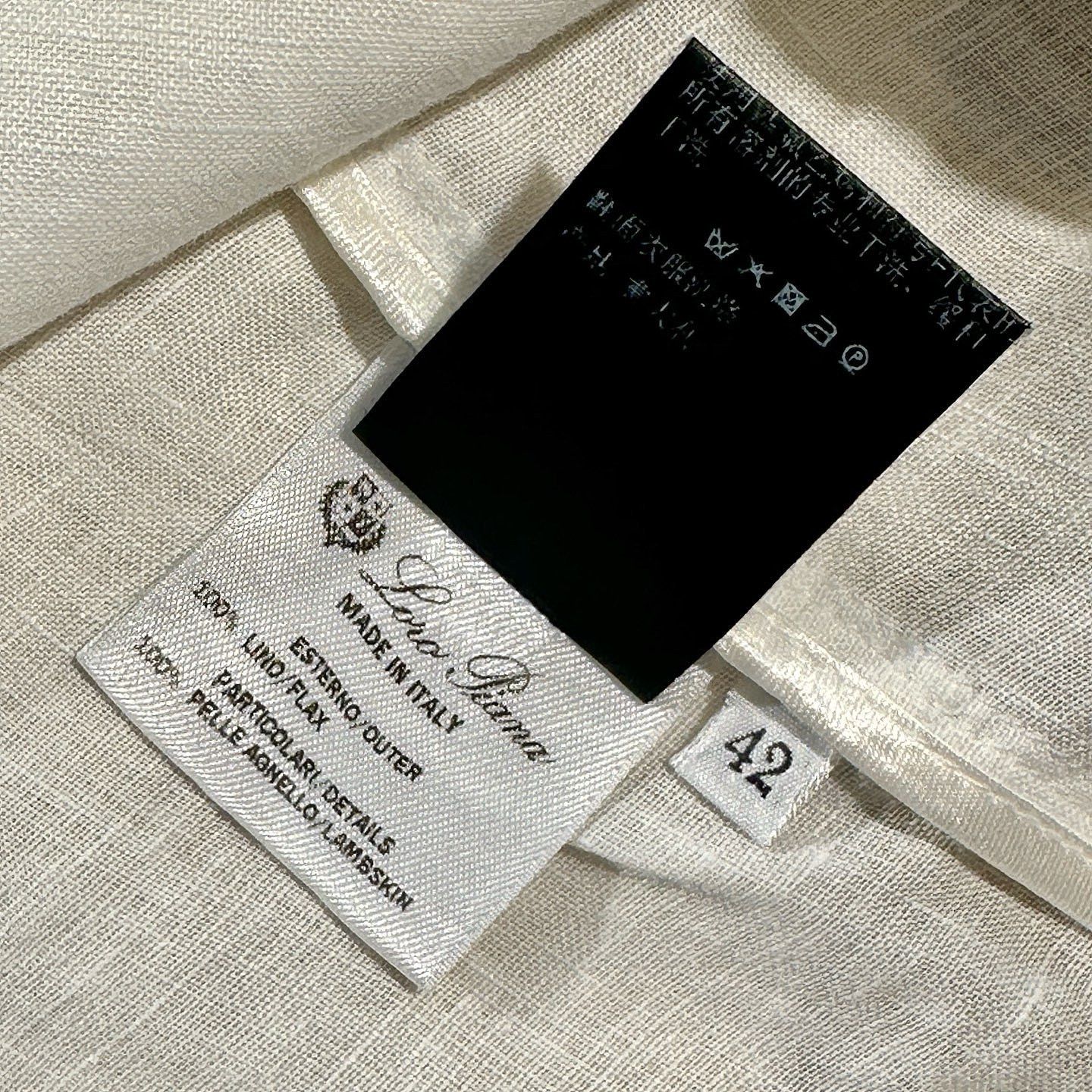 Loro Piana Loro Piana Linen Zip Jacket IT 42 Size M / US 6-8 / IT 42-44 - 4 Thumbnail