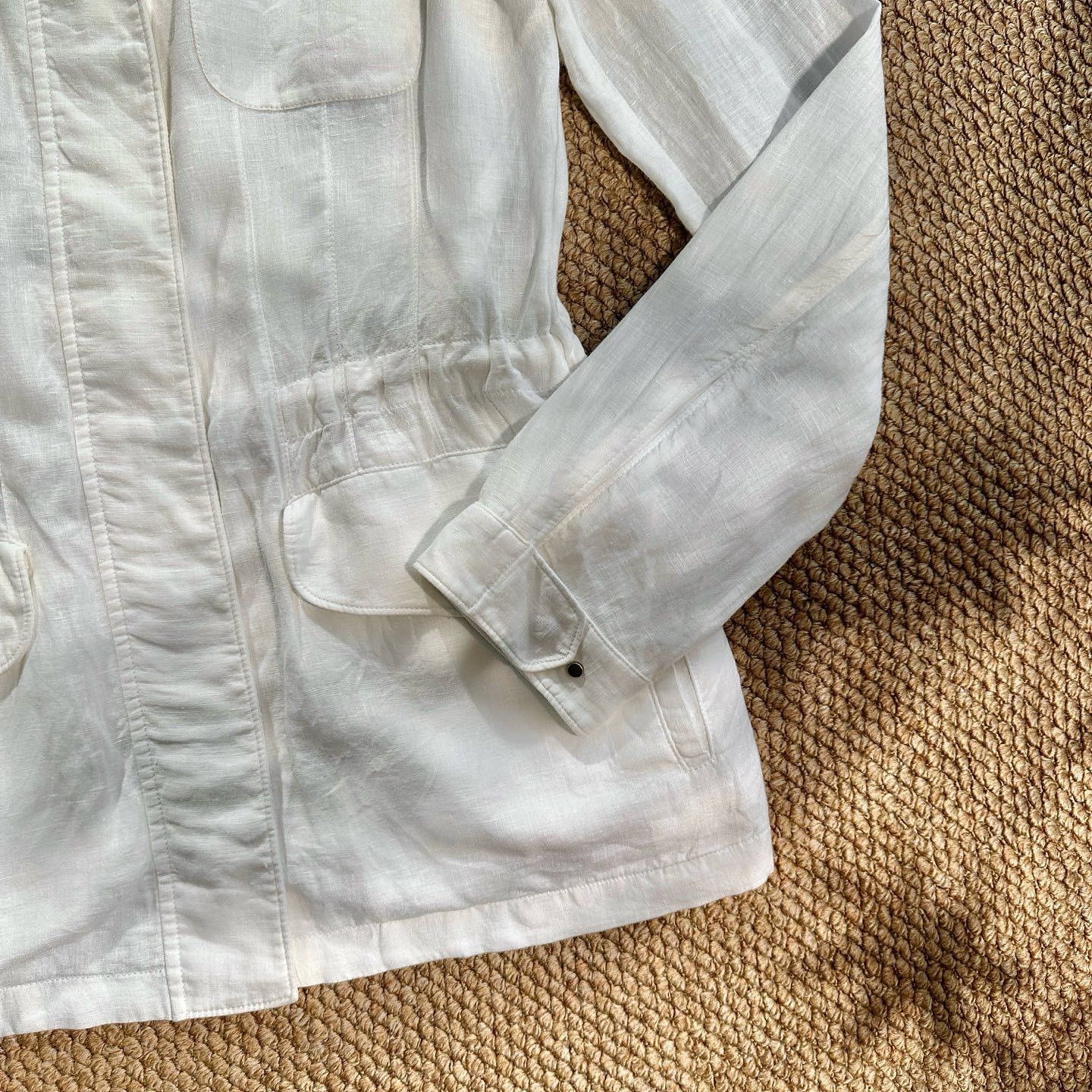 Loro Piana Loro Piana Linen Zip Jacket IT 42 Size M / US 6-8 / IT 42-44 - 7 Thumbnail