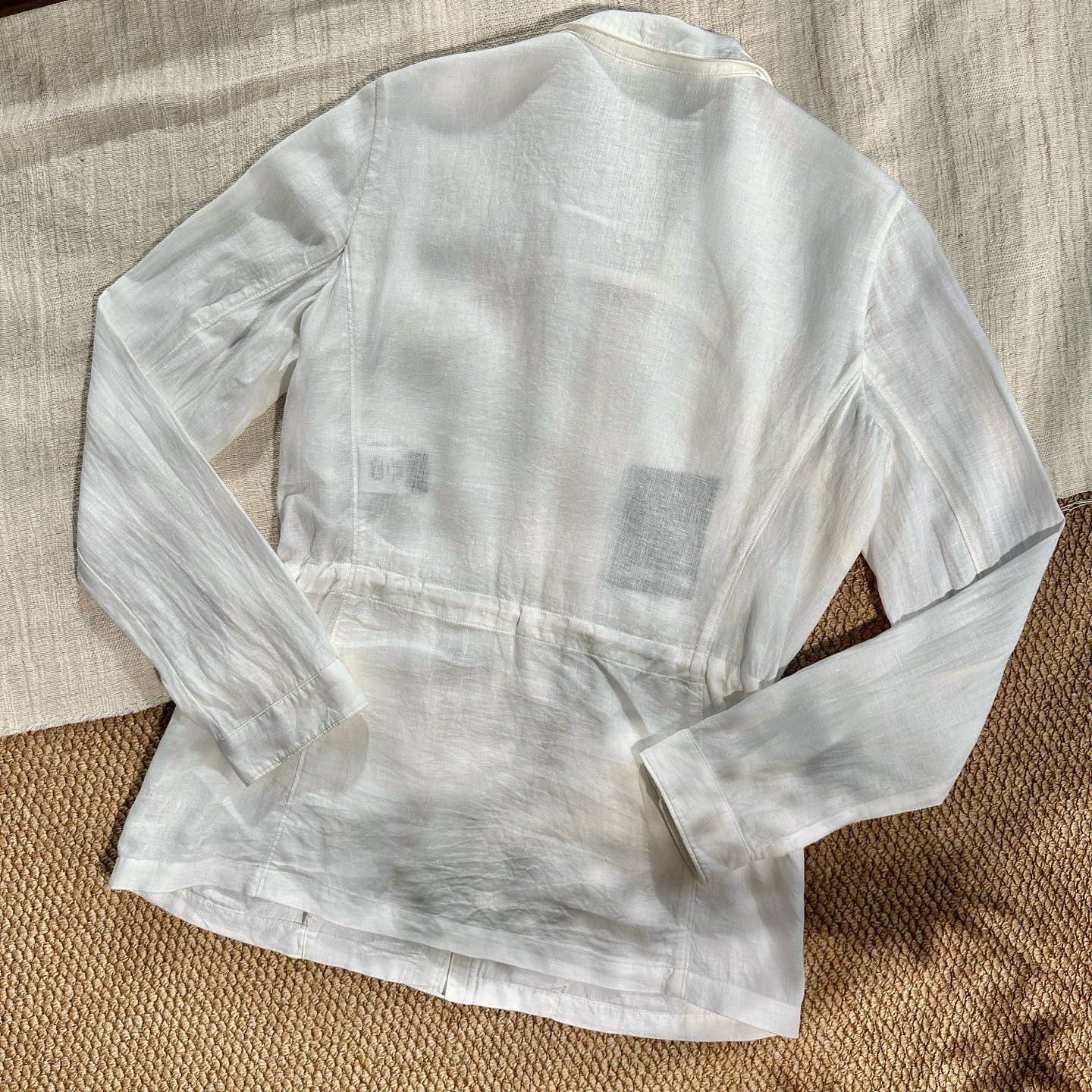 Loro Piana Loro Piana Linen Zip Jacket IT 42 Size M / US 6-8 / IT 42-44 - 2 Thumbnail