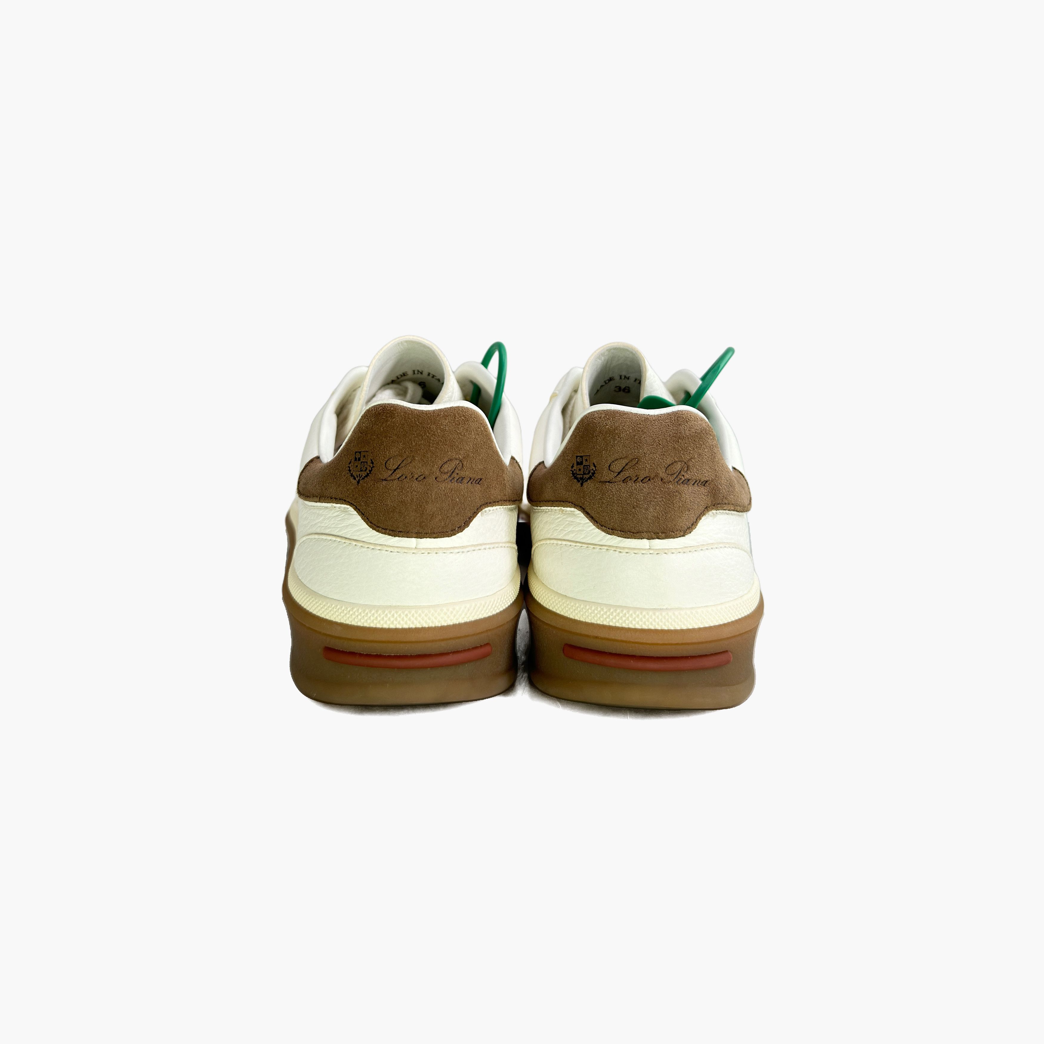 Loro Piana Loro Piana Leather Low-Top Sneakers Size 36 Size US 6 / IT 36 - 6 Thumbnail