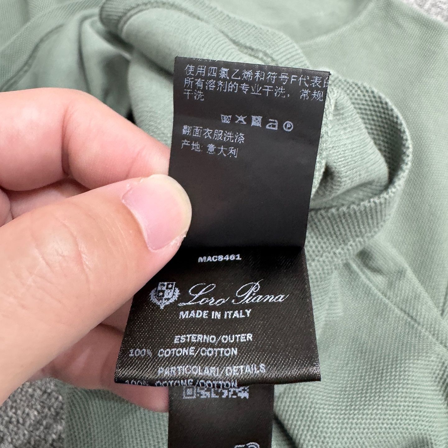 Loro Piana Loro Piana Cotton Pocket T-Shirt Size XL Size US XL / EU 56 / 4 - 5 Thumbnail