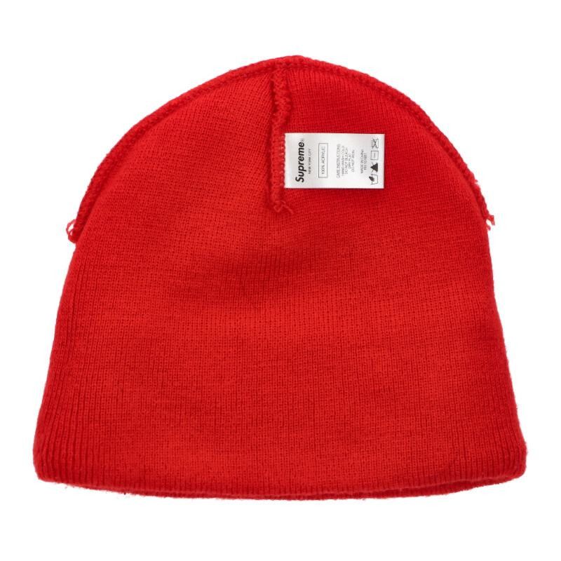 Supreme Supreme 21AW Logo Beanie Red Size ONE SIZE Size ONE SIZE - 3 Thumbnail