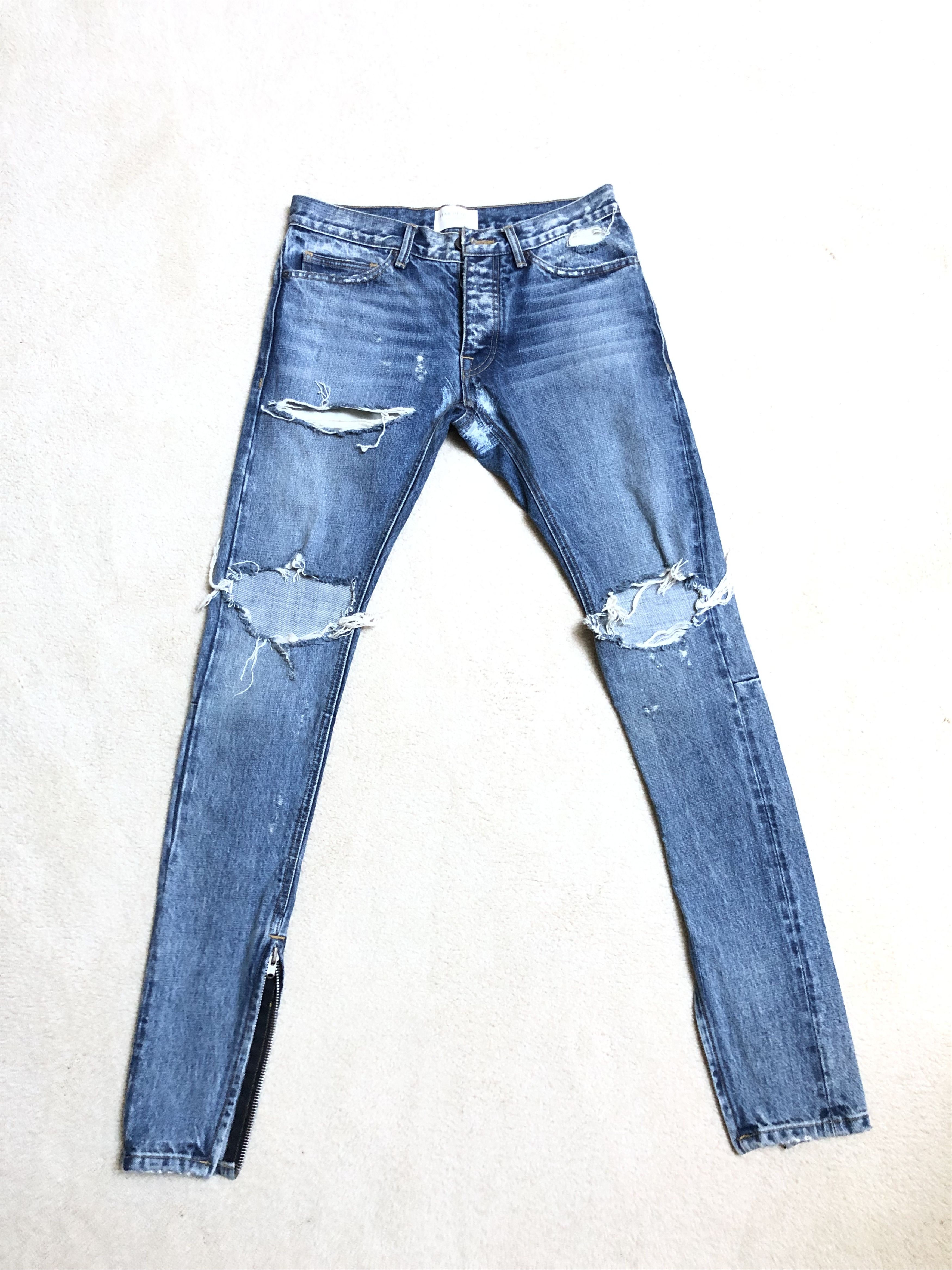 w28 正規 新品 fear of GOD 4th indigo