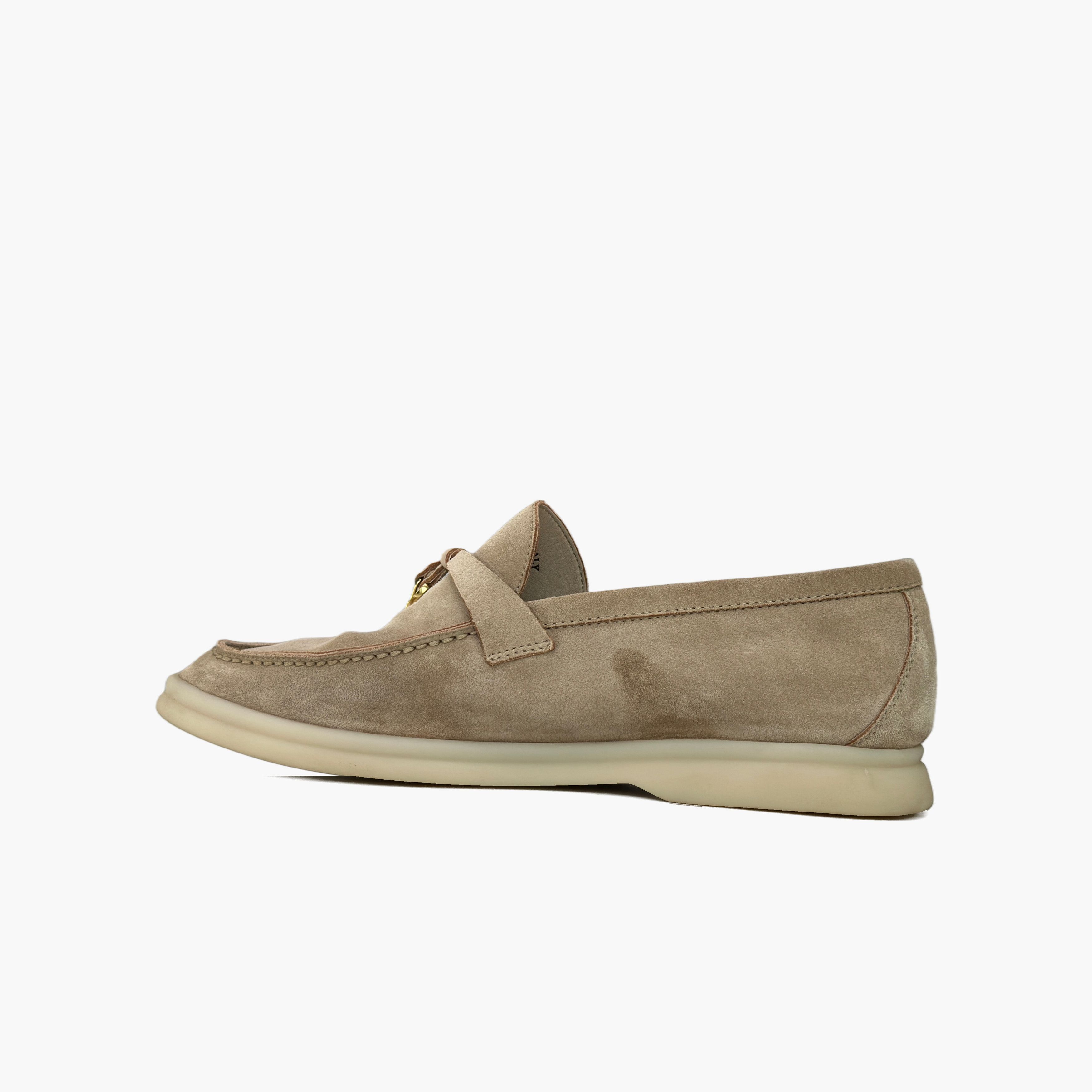 Loro Piana Loro Piana Suede Gold Charm Loafers Size 37 Size US 7 / IT 37 - 3 Thumbnail