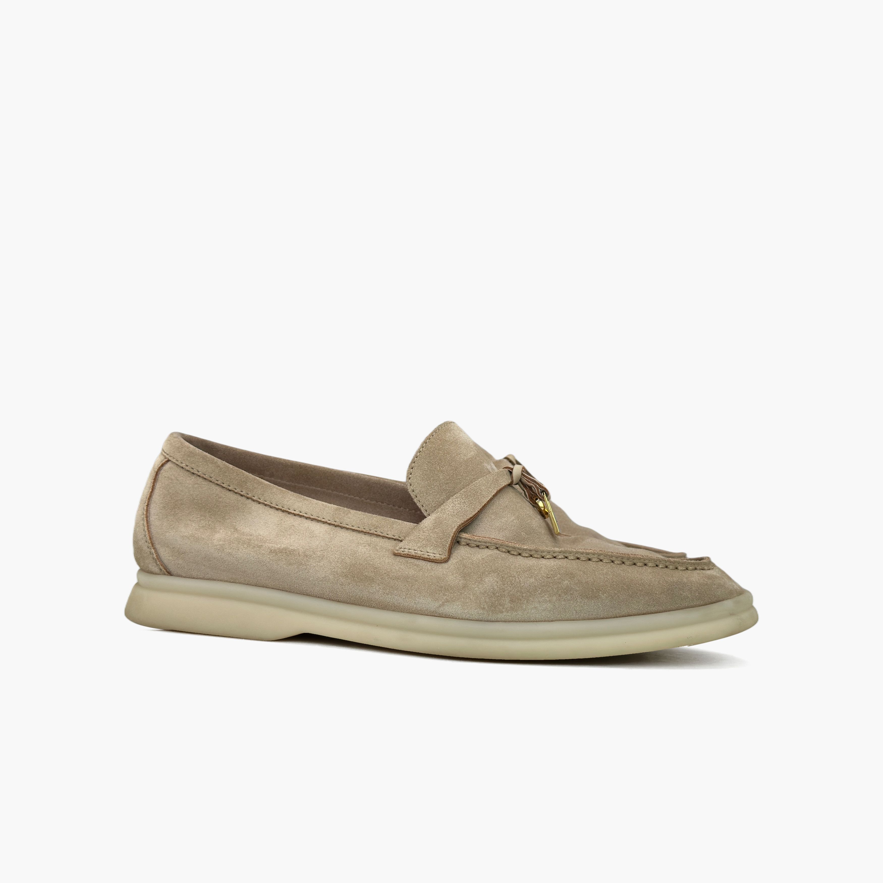 Loro Piana Loro Piana Suede Gold Charm Loafers Size 37 Size US 7 / IT 37 - 4 Thumbnail