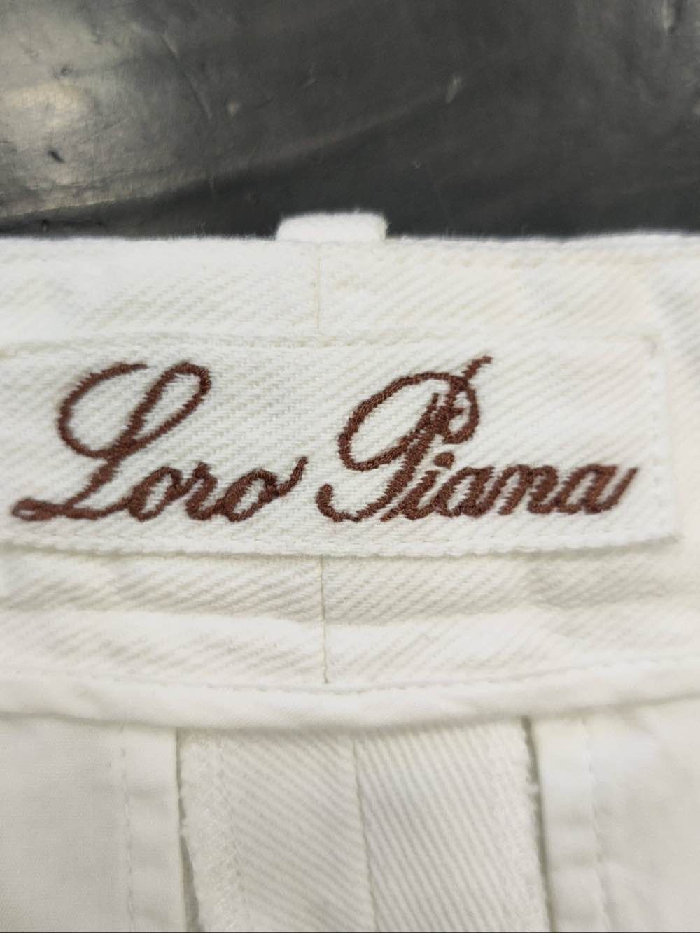 Loro Piana Loro Piana White Denim Jeans Size 38 Size 26" / US 2 / IT 38 - 3 Thumbnail