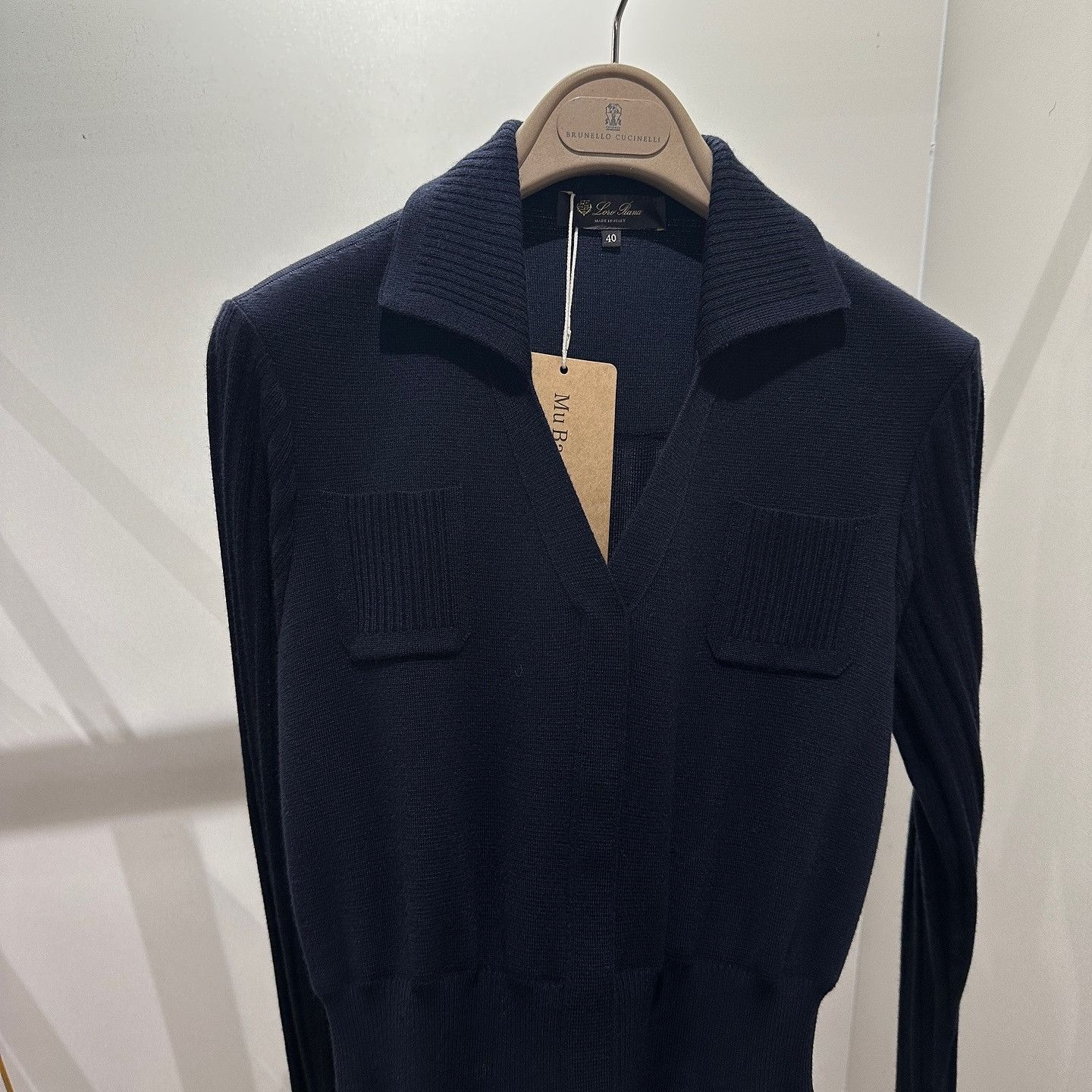 Loro Piana Loro Piana Cashmere Silk Knit Dress Size 40 Size S / US 4 / IT 40 - 6 Thumbnail