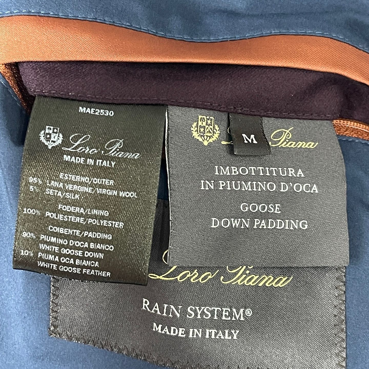 Loro Piana Loro Piana Wool Silk Down Jacket Size M Size US M / EU 48-50 / 2 - 4 Thumbnail
