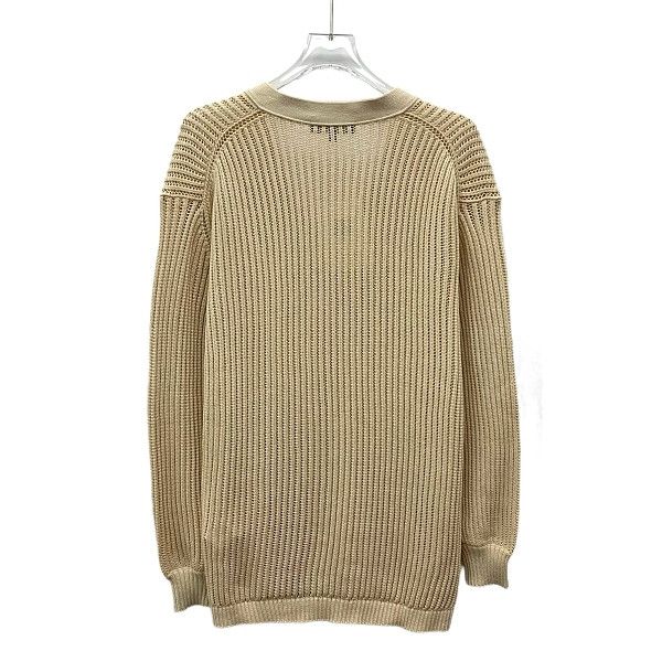 Loro Piana Loro Piana Silk Cotton V-Neck Cardigan Beige Size 40 Size S / US 4 / IT 40 - 2 Thumbnail