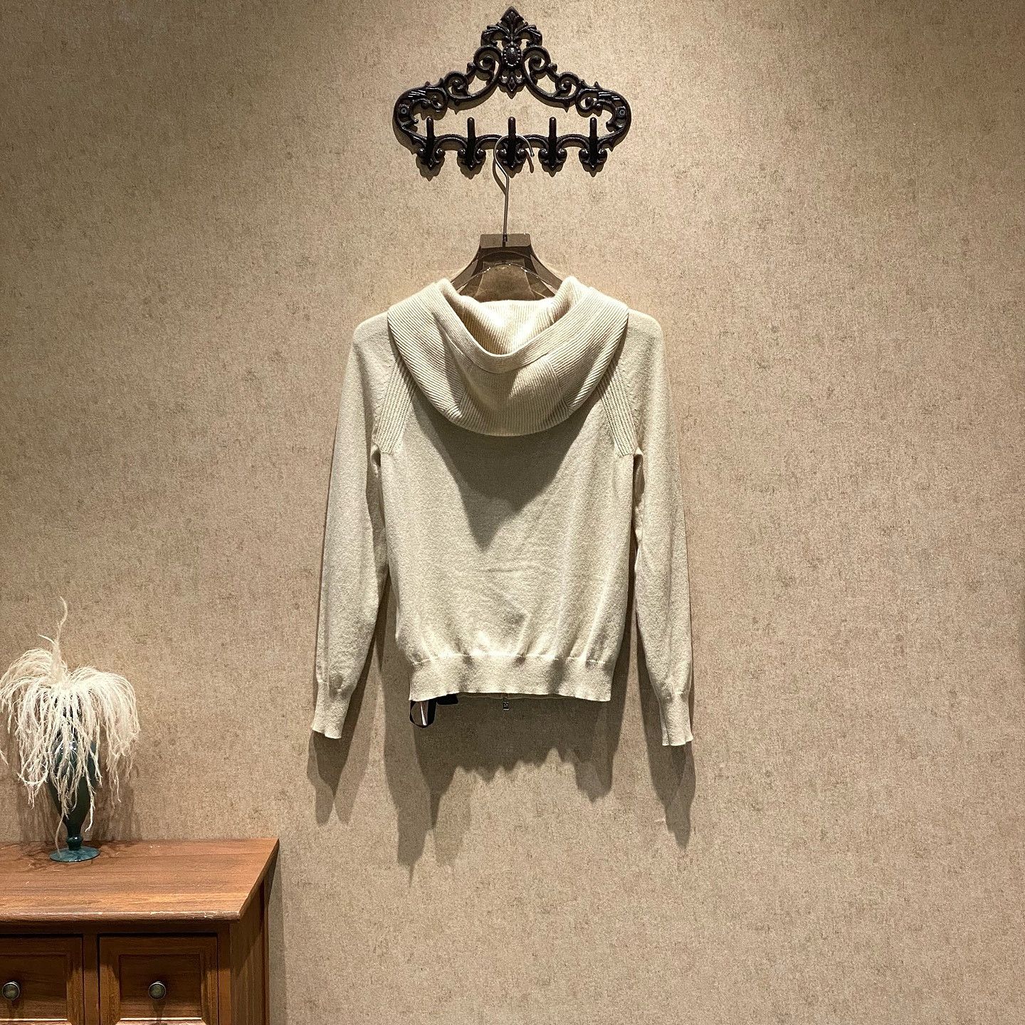 Loro Piana Loro Piana Baby Cashmere Zip Hoodie Size 38 Size US S / EU 44-46 / 1 - 2 Thumbnail