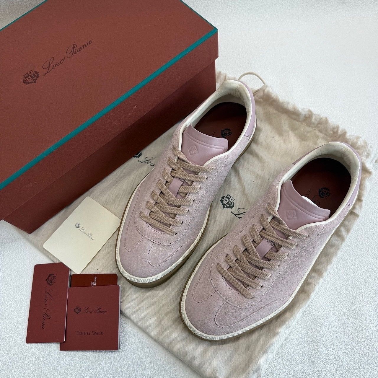 Loro Piana Loro Piana Tennis Walk Suede Sneakers Size 36 Size US 6 / IT 36 - 10 Thumbnail