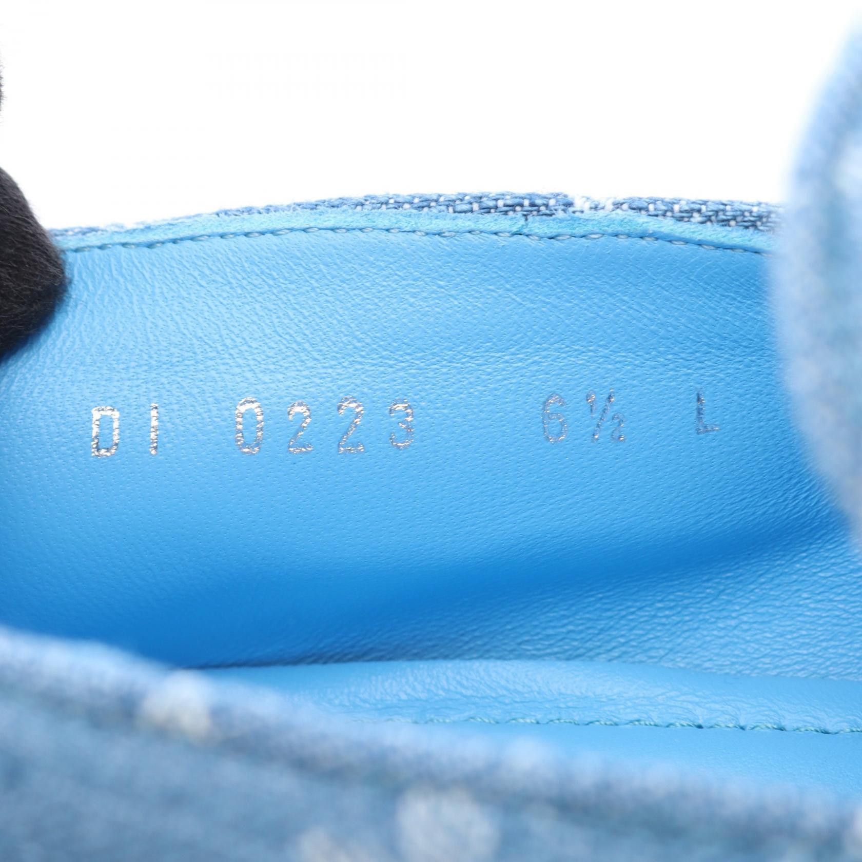 Louis Vuitton Louis Vuitton Louis Vuitton Estate Monogram Denim Loafers Textile Shoes DUTY FREE for USA Size ONE SIZE - 6 Thumbnail