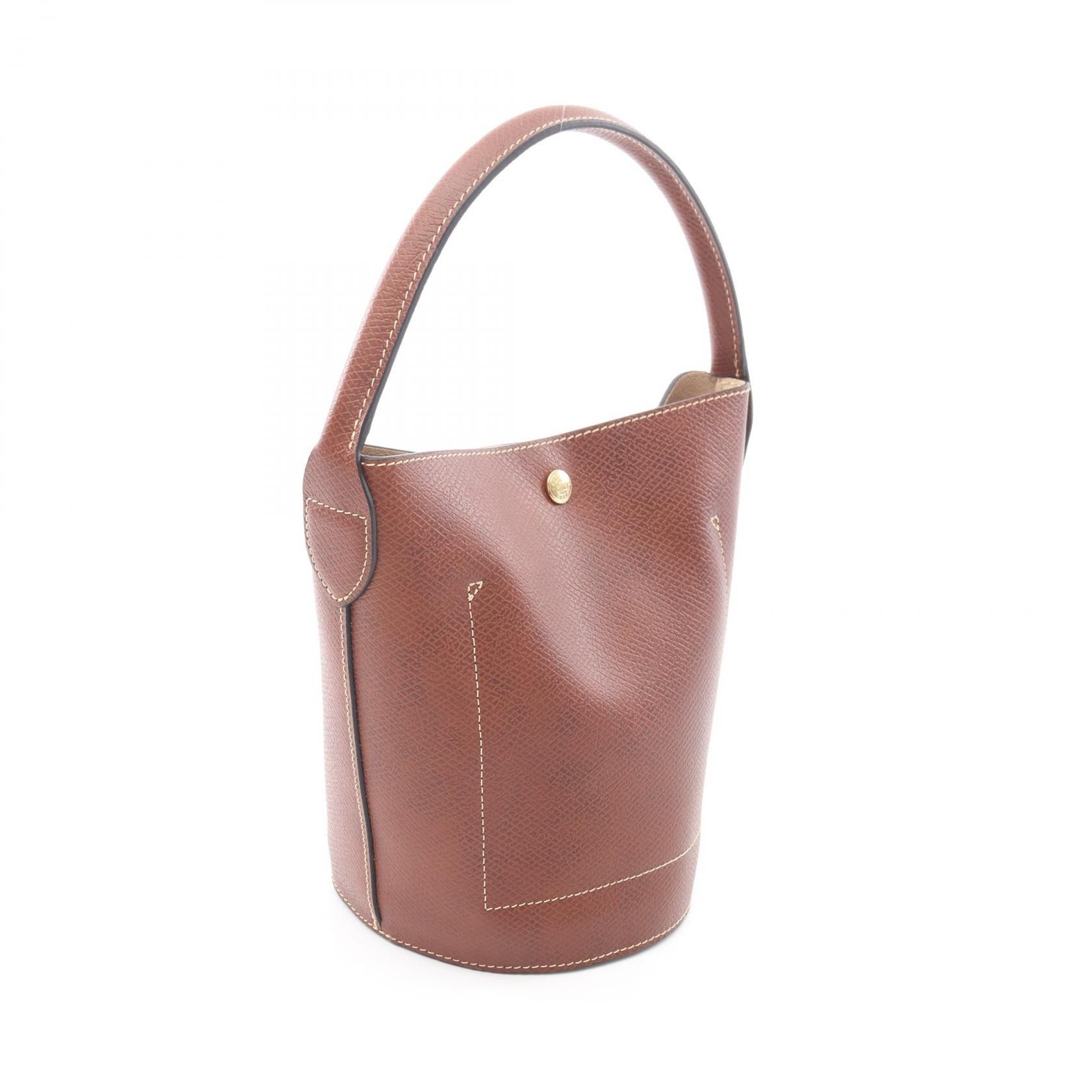 Longchamp Longchamp Longchamp EPURE S Leather Bucket Bag Leather Handbag 10161HYZ035 DUTY FREE for USA Size ONE SIZE - 2 Thumbnail