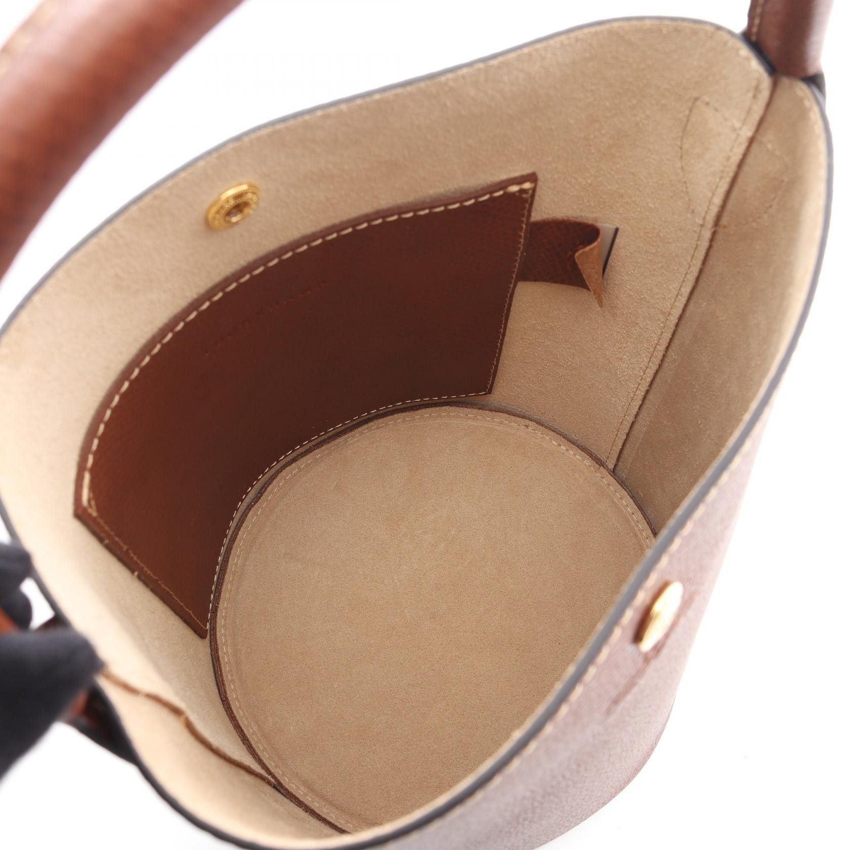 Longchamp Longchamp Longchamp EPURE S Leather Bucket Bag Leather Handbag 10161HYZ035 DUTY FREE for USA Size ONE SIZE - 3 Thumbnail