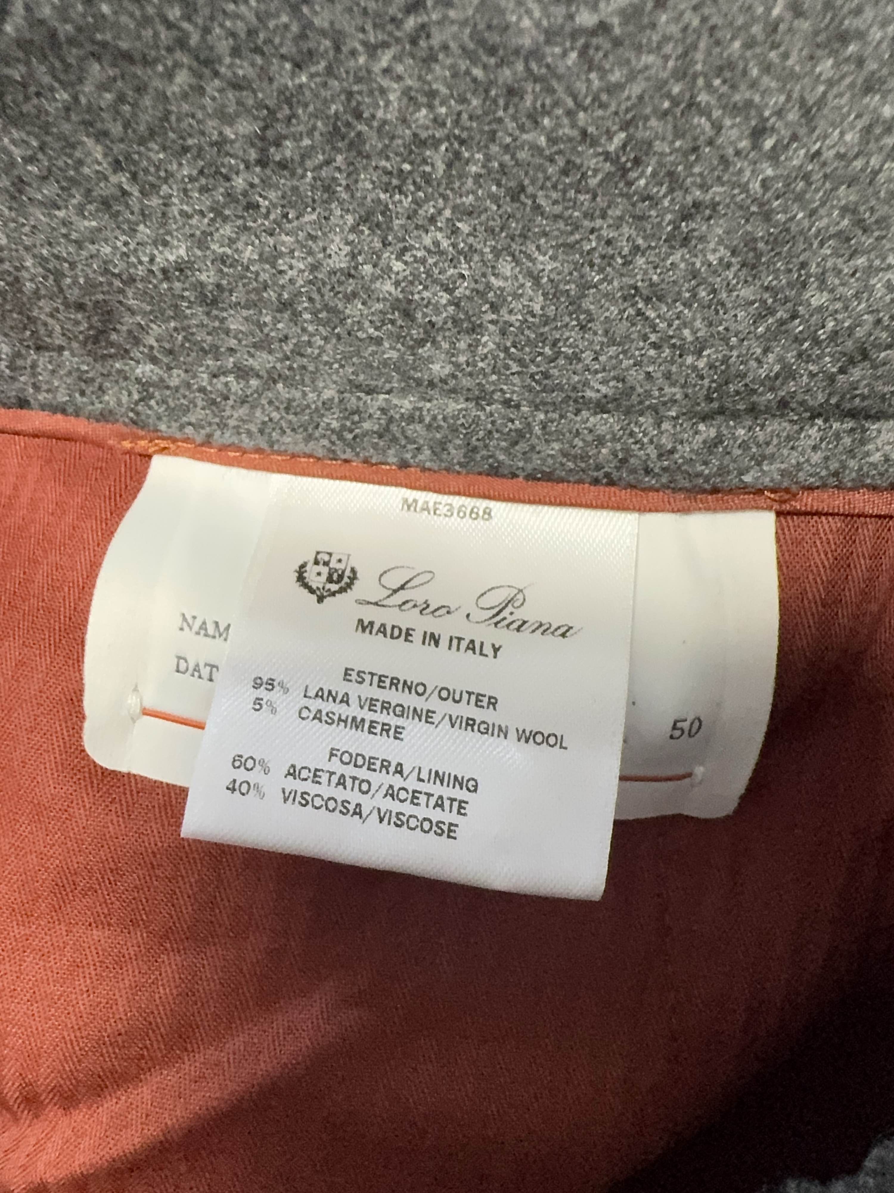 Loro Piana Loro Piana Wool Cashmere Casual Pants Size 50 Size US 34 / EU 50 - 4 Thumbnail