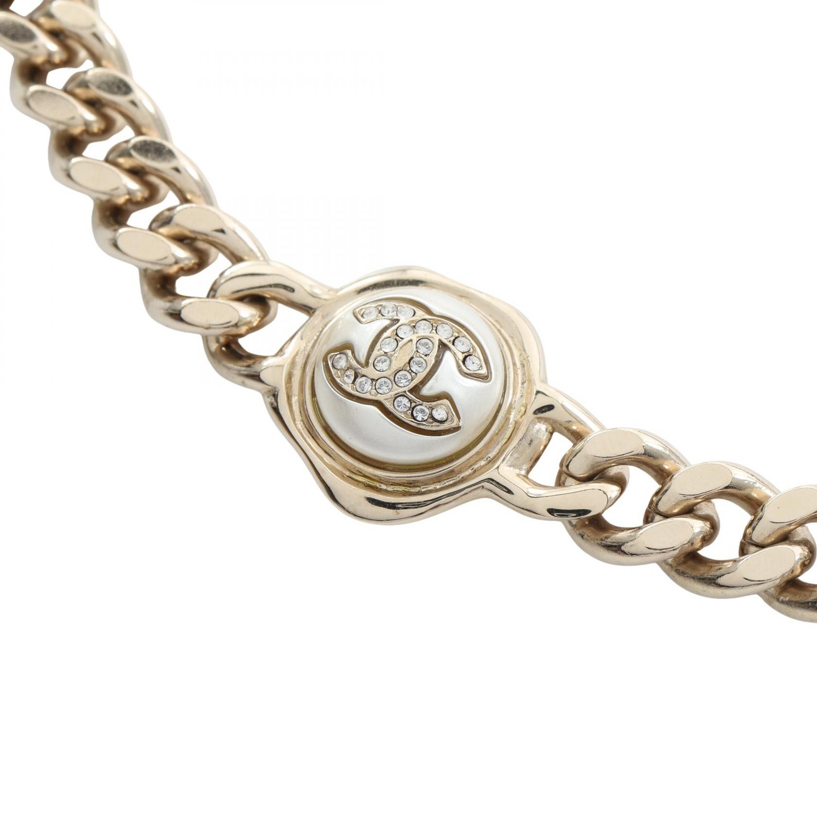 Chanel Chanel Chanel Coco Mark Choker Necklace Metal Necklace AB8244 DUTY FREE for USA Size ONE SIZE - 2 Thumbnail