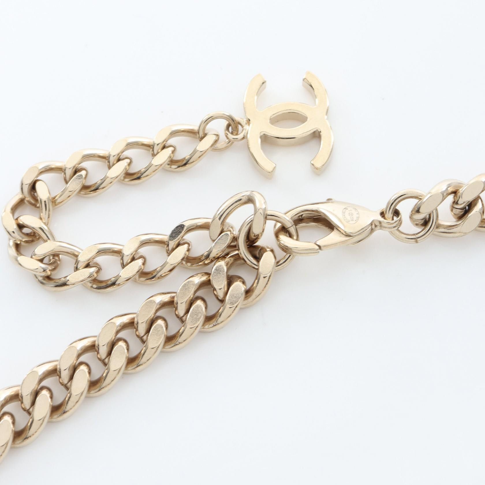 Chanel Chanel Chanel Coco Mark Choker Necklace Metal Necklace AB8244 DUTY FREE for USA Size ONE SIZE - 4 Thumbnail