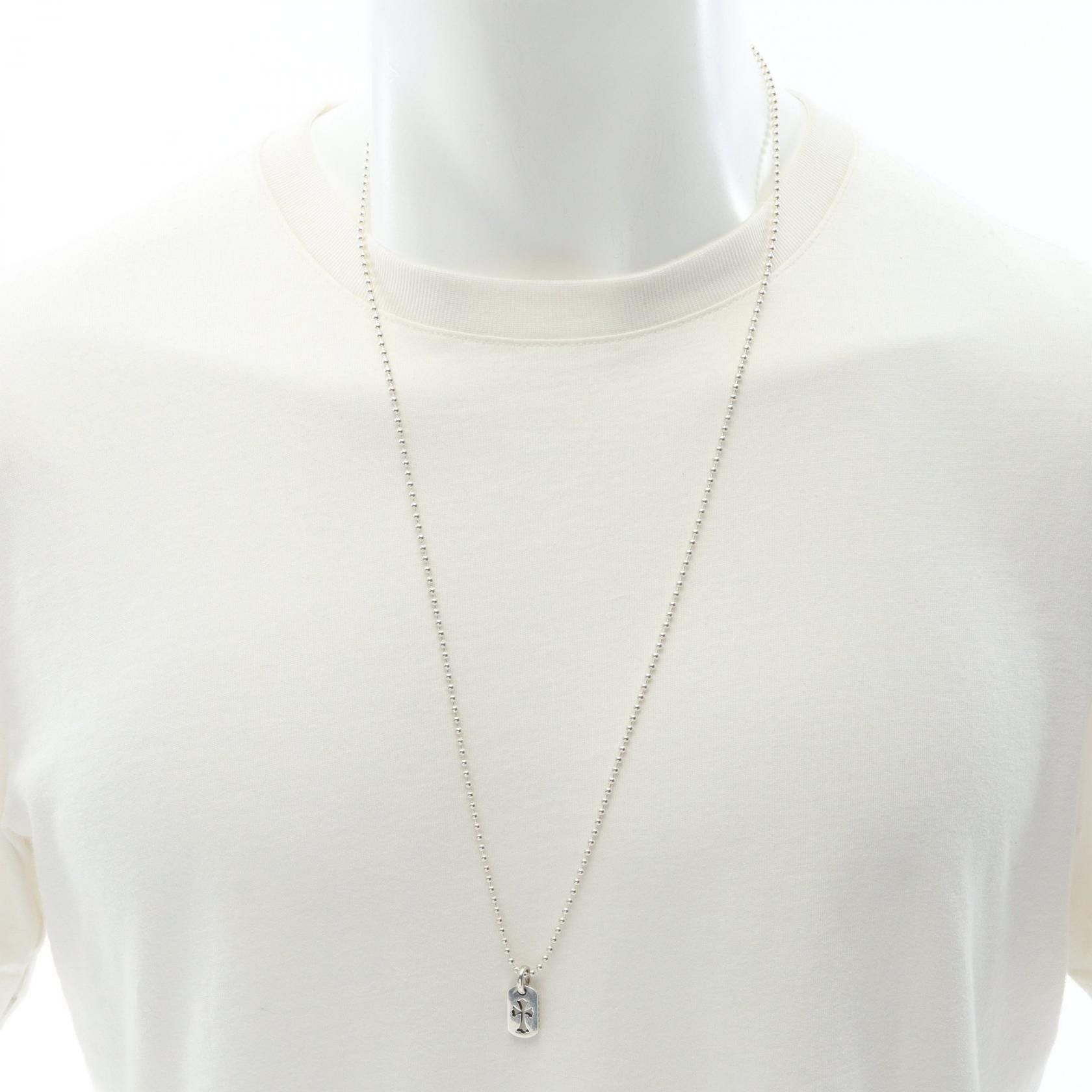 Chrome Hearts Chrome Hearts Chrome Hearts Tiny Cutout Cross Dog Tag Silver Necklace Precious Metal Necklace DUTY FREE for USA Size ONE SIZE - 6 Thumbnail