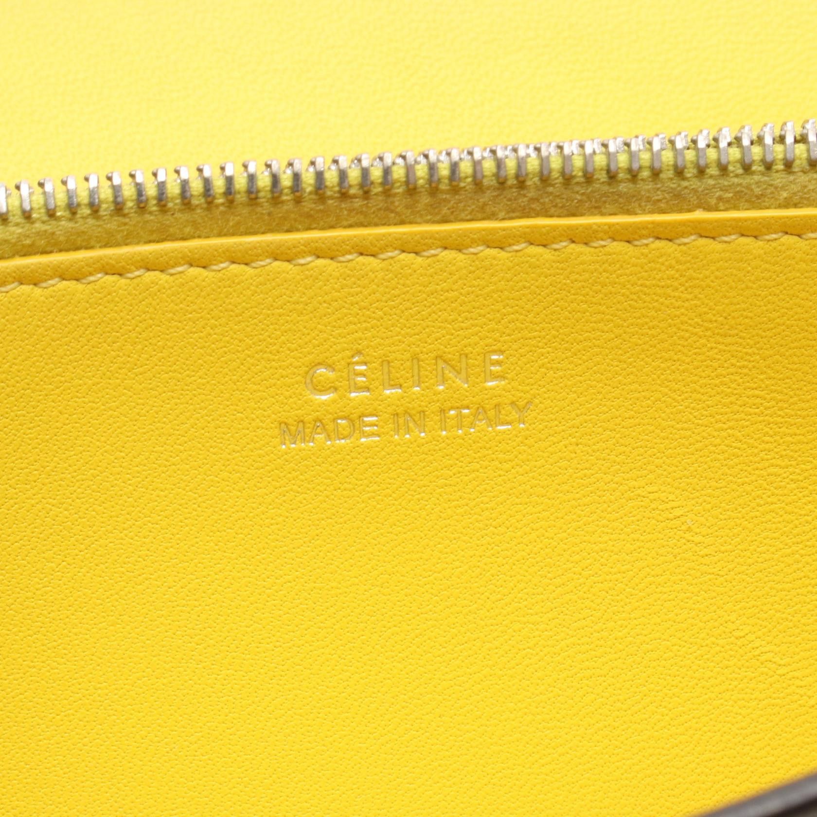 Celine Celine CELINE Large Flap Multifunction Leather Long Wallet Leather Long Wallet 101673AFE DUTY FREE for USA Size ONE SIZE - 5 Thumbnail