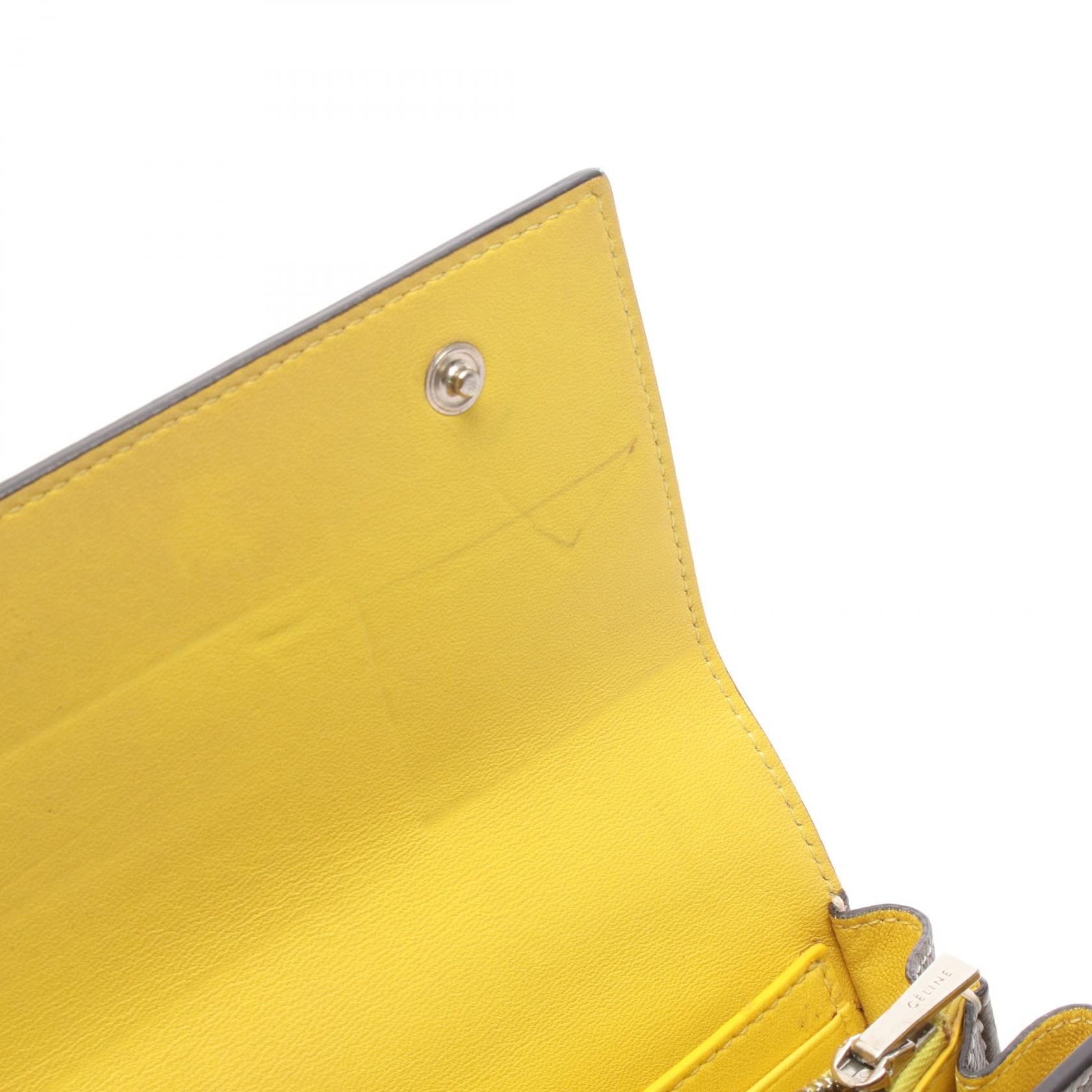 Celine Celine CELINE Large Flap Multifunction Leather Long Wallet Leather Long Wallet 101673AFE DUTY FREE for USA Size ONE SIZE - 6 Thumbnail