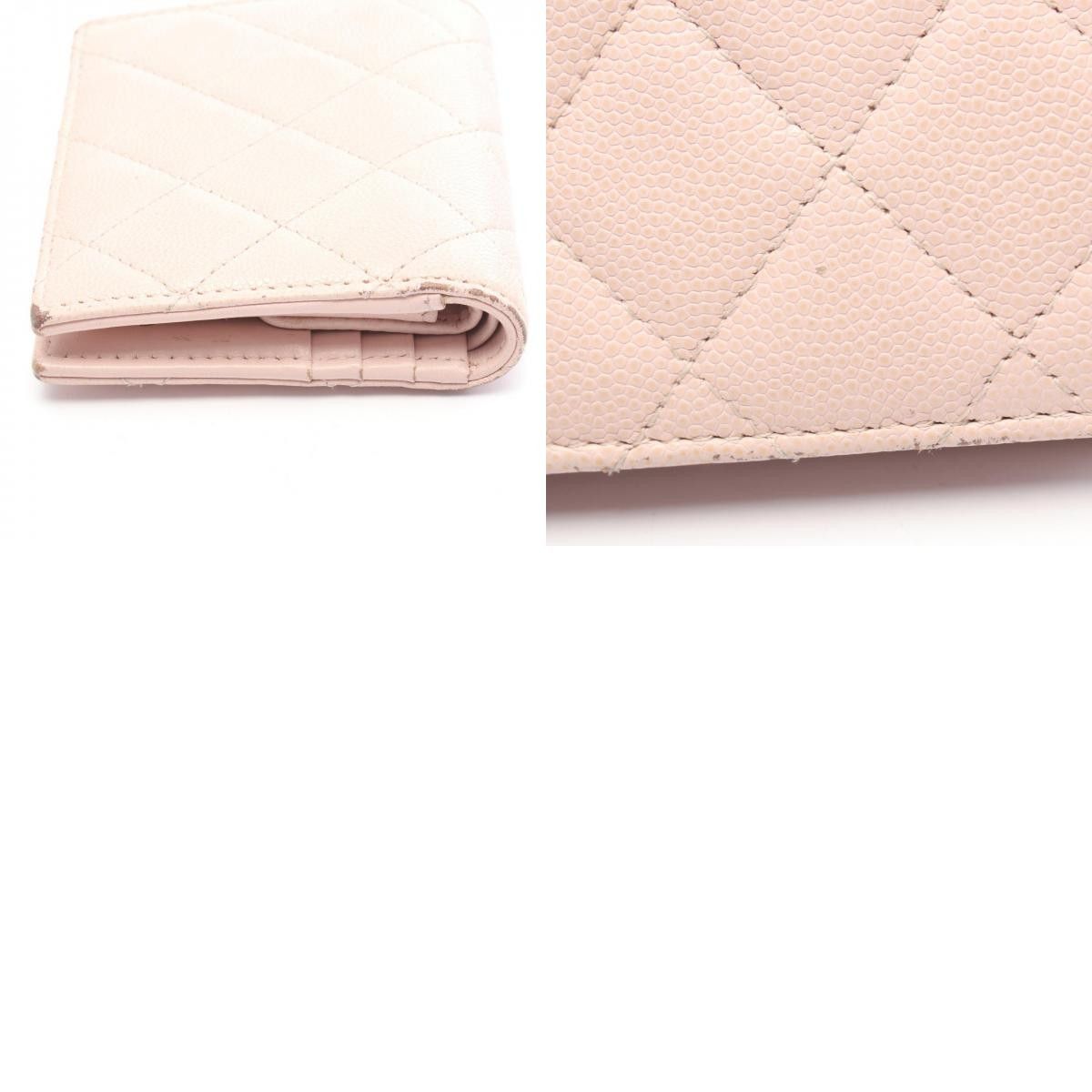 Chanel Chanel CHANEL Matelasse Grained Calf Small Wallet Leather Short Wallet AP3341 DUTY FREE for USA Size ONE SIZE - 10 Thumbnail