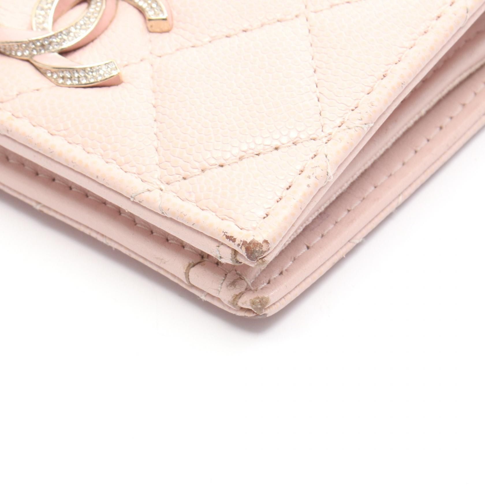Chanel Chanel CHANEL Matelasse Grained Calf Small Wallet Leather Short Wallet AP3341 DUTY FREE for USA Size ONE SIZE - 8 Thumbnail